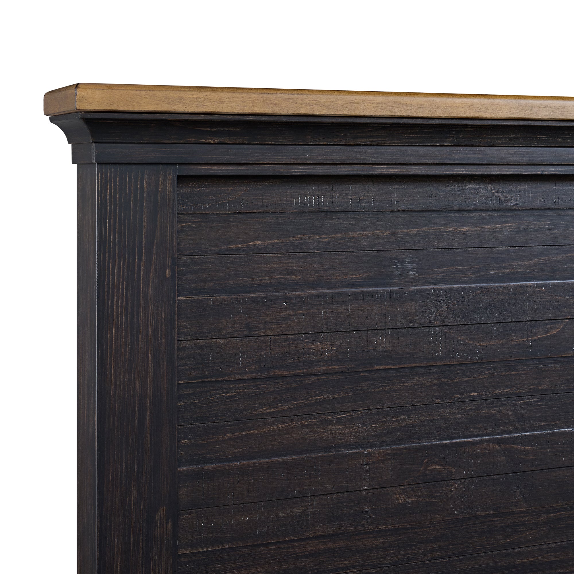 Montrose King Storage Bed in Espresso & Brown