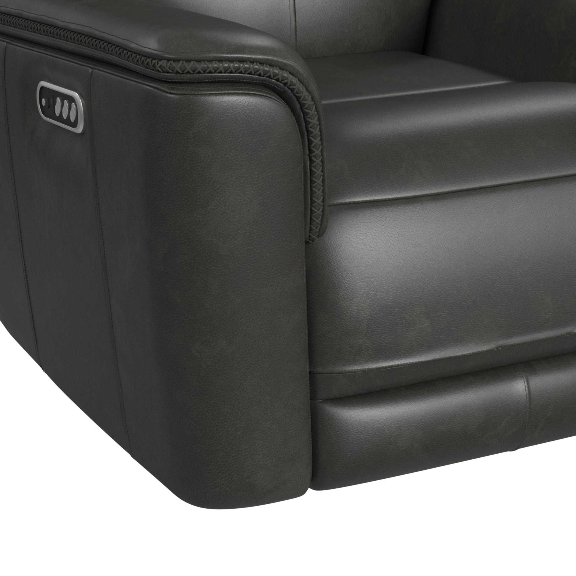 Mustang P3 Sofa with DDT, Wireless Chargerin Aline Anthracite