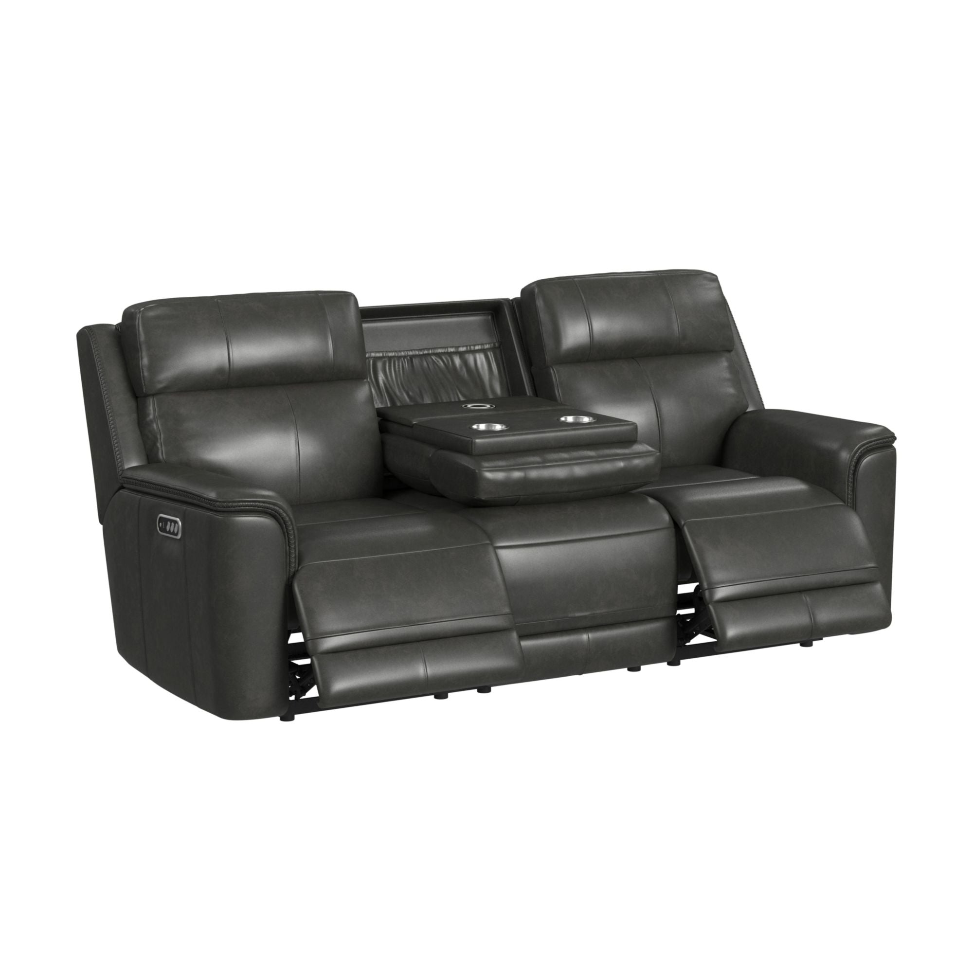 Mustang P3 Sofa with DDT, Wireless Chargerin Aline Anthracite