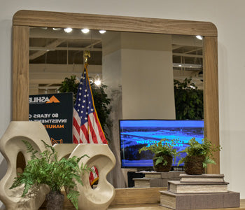 Dar Furniture - Ashley Furniture - Gramburg Bedroom Mirror - Bedroom Mirror / Warm Natural Brown - PCB1121-36