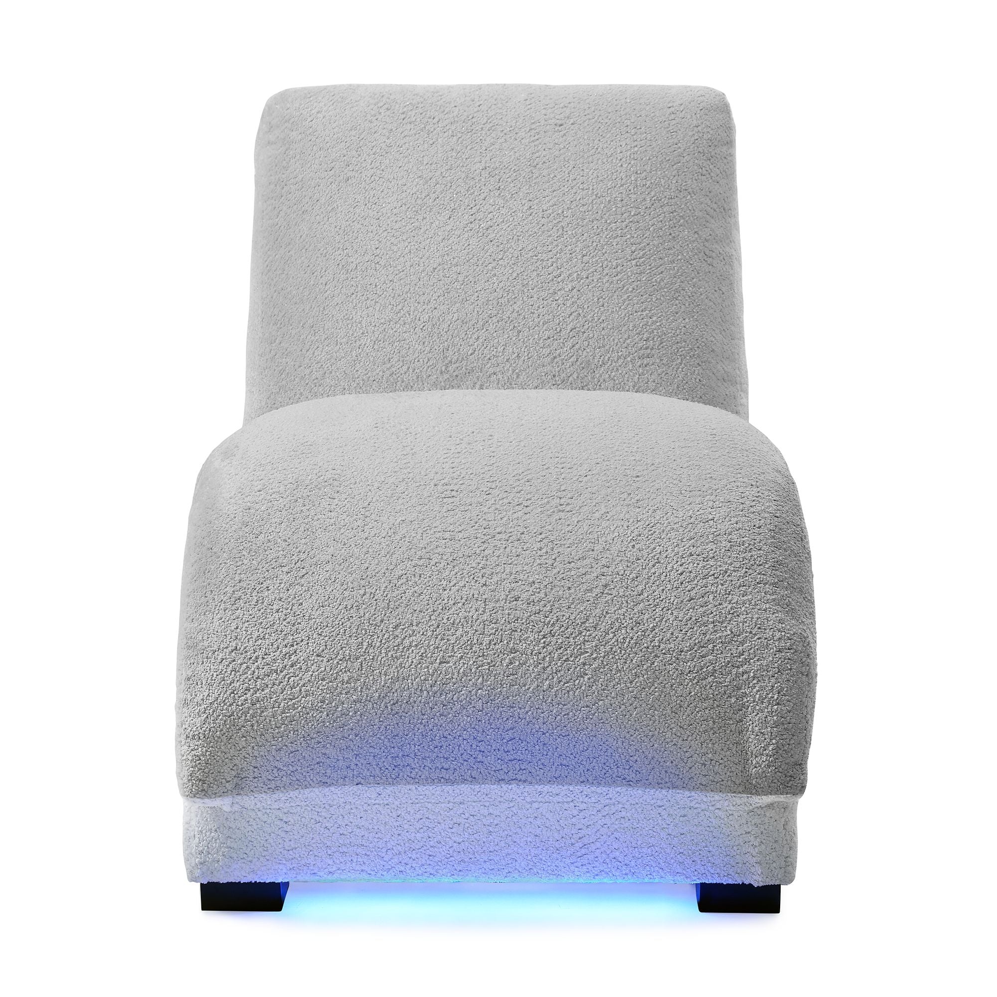 Nori Chaise with Heat Massage, USBC, LED in Glam Fog
