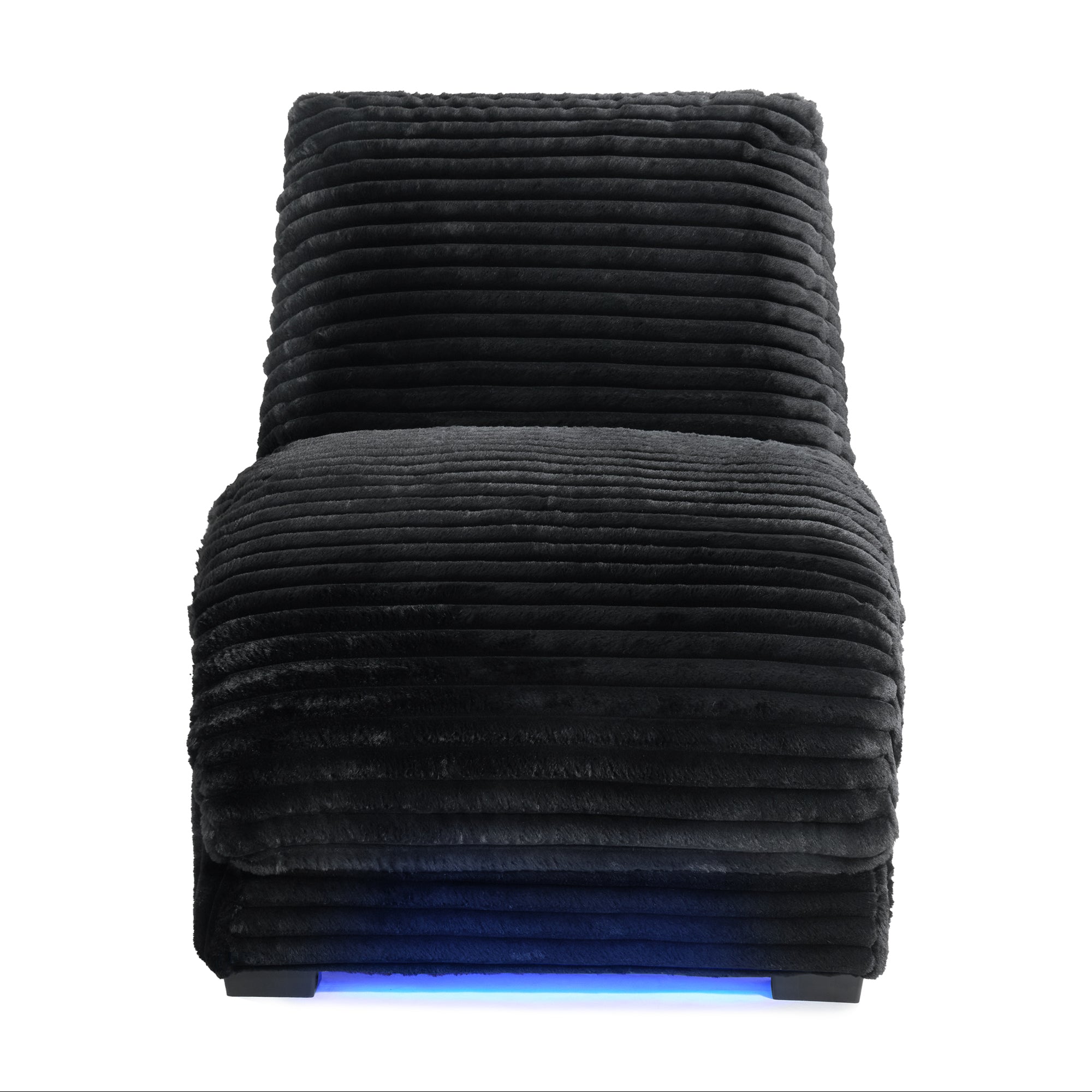 Nori Chaise with Heat Massage, USBC, LED in Masis Black