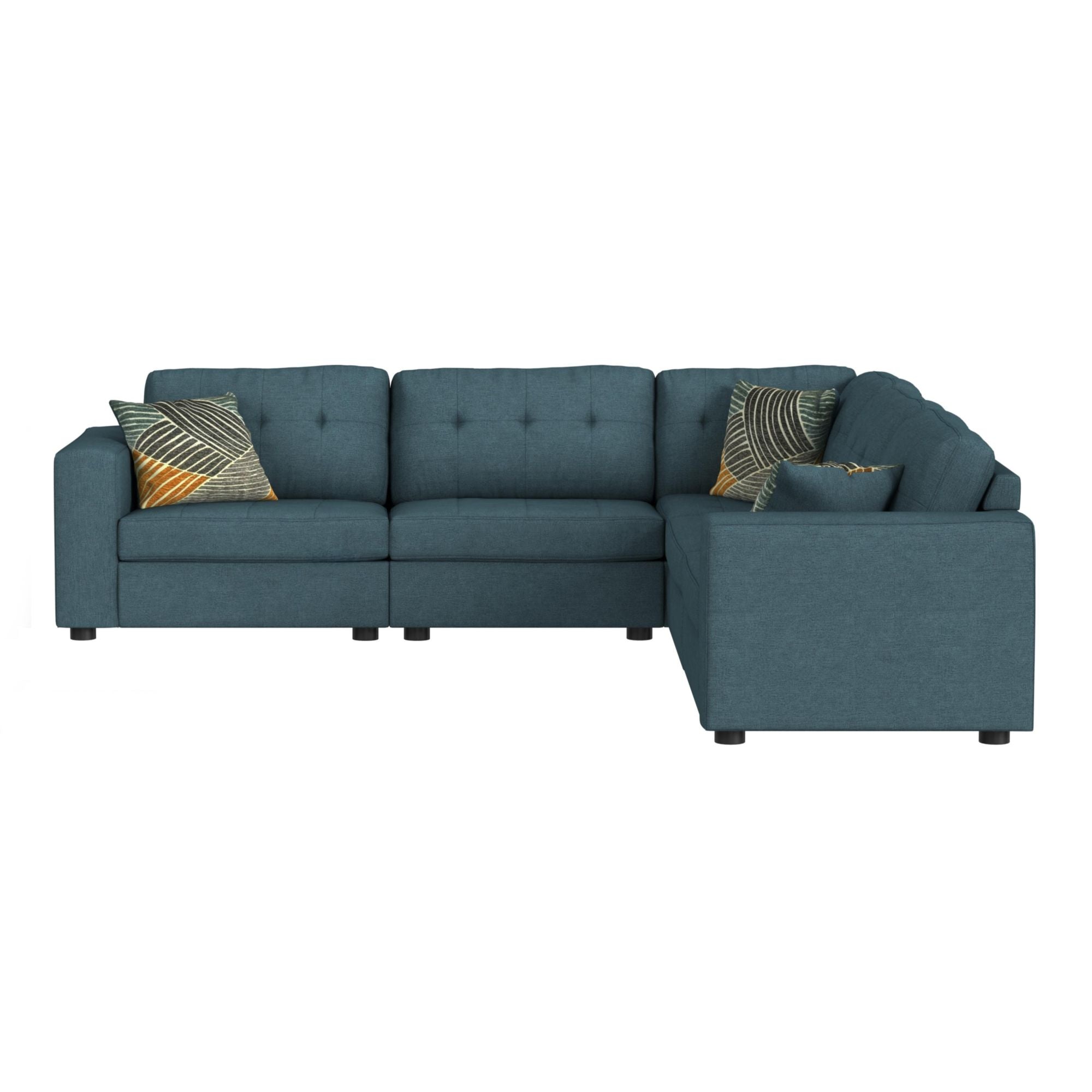 Options One RHF Chair in Palmer Plus Teal with 1 Pillow 20"