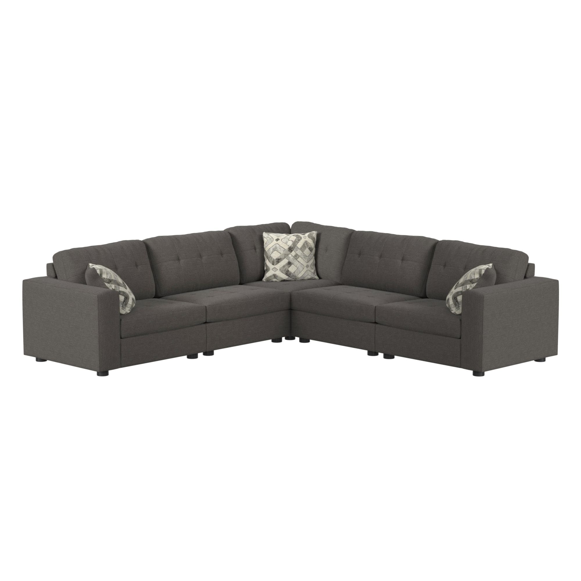 Options One RHF Chair in Palmer Plus Ash with 1 Pillow 20"