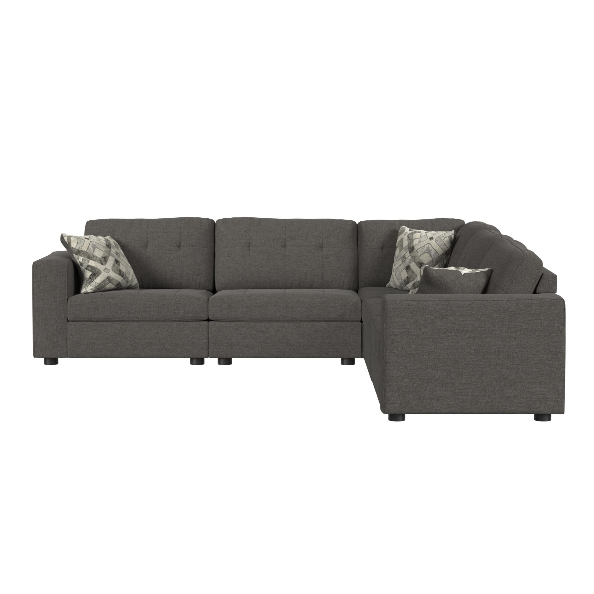Options One LHF Chair in Palmer Plus Ash with 1 Pillow 20"