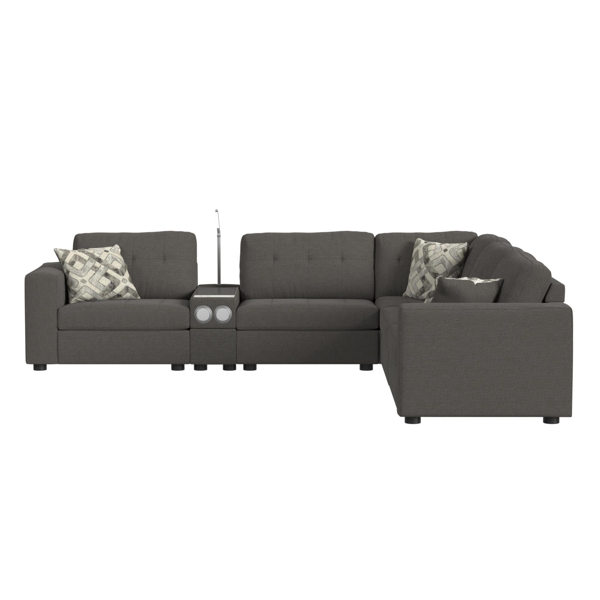 Options One RHF Chair in Palmer Plus Ash with 1 Pillow 20"