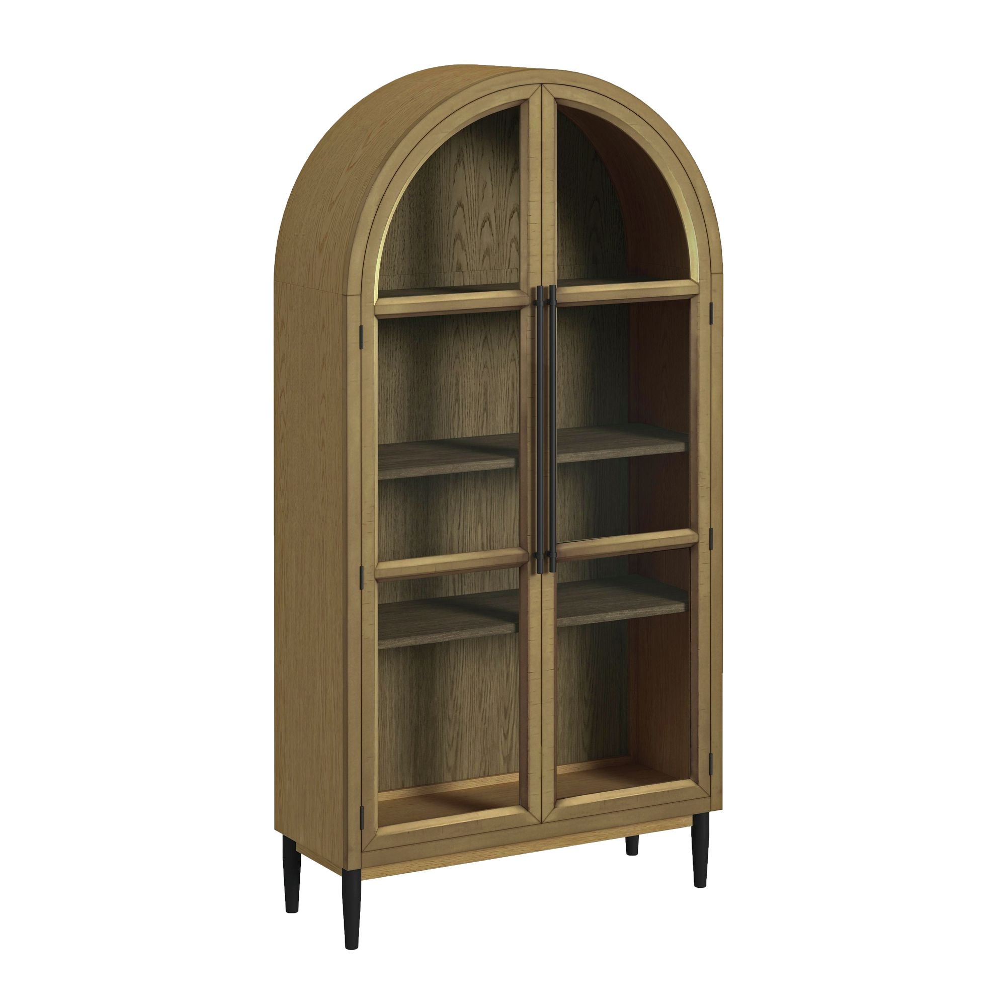 Orion Bookcase in Weathered Oak