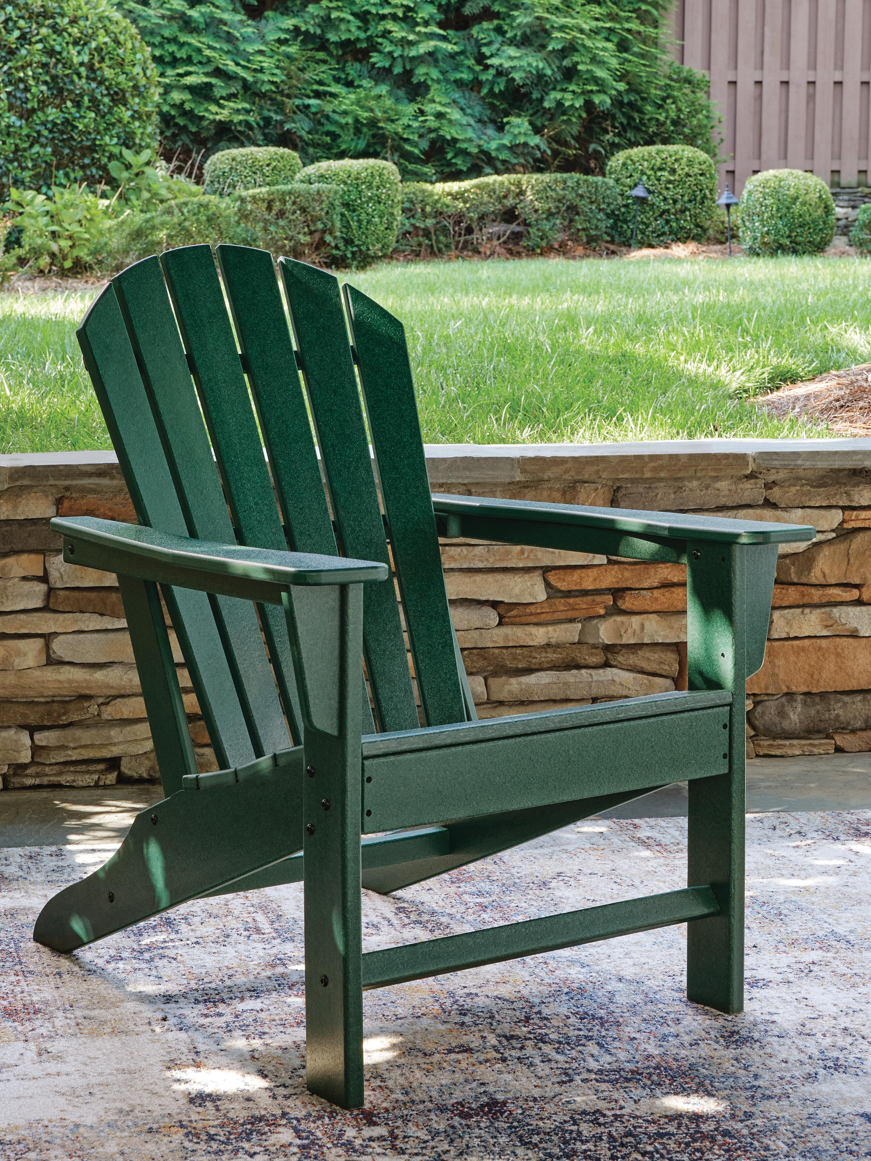 Dar Furniture - Ashley Furniture - Sundown Shores Adirondack Chair - Adirondack Chair / Green - PCP007-898