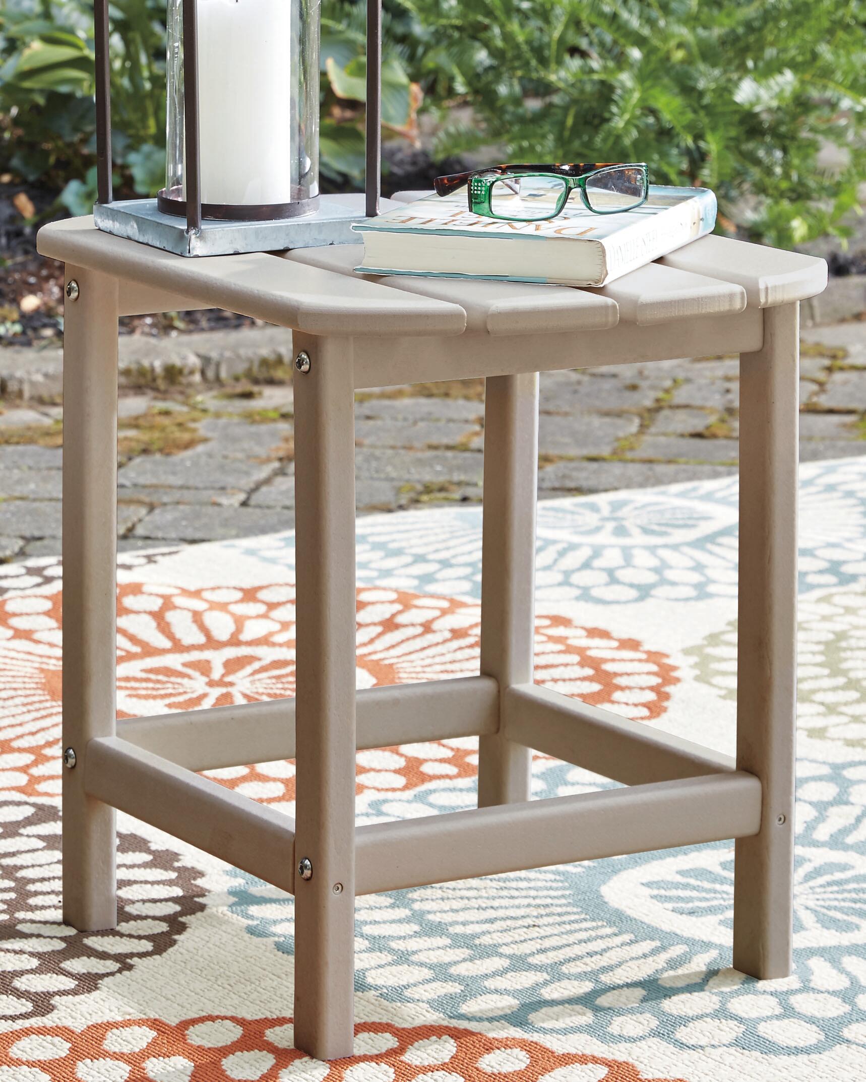 Dar Furniture - Ashley Furniture - Sundown Treasure End Table - Rectangular End Table / Driftwood - P014-703
