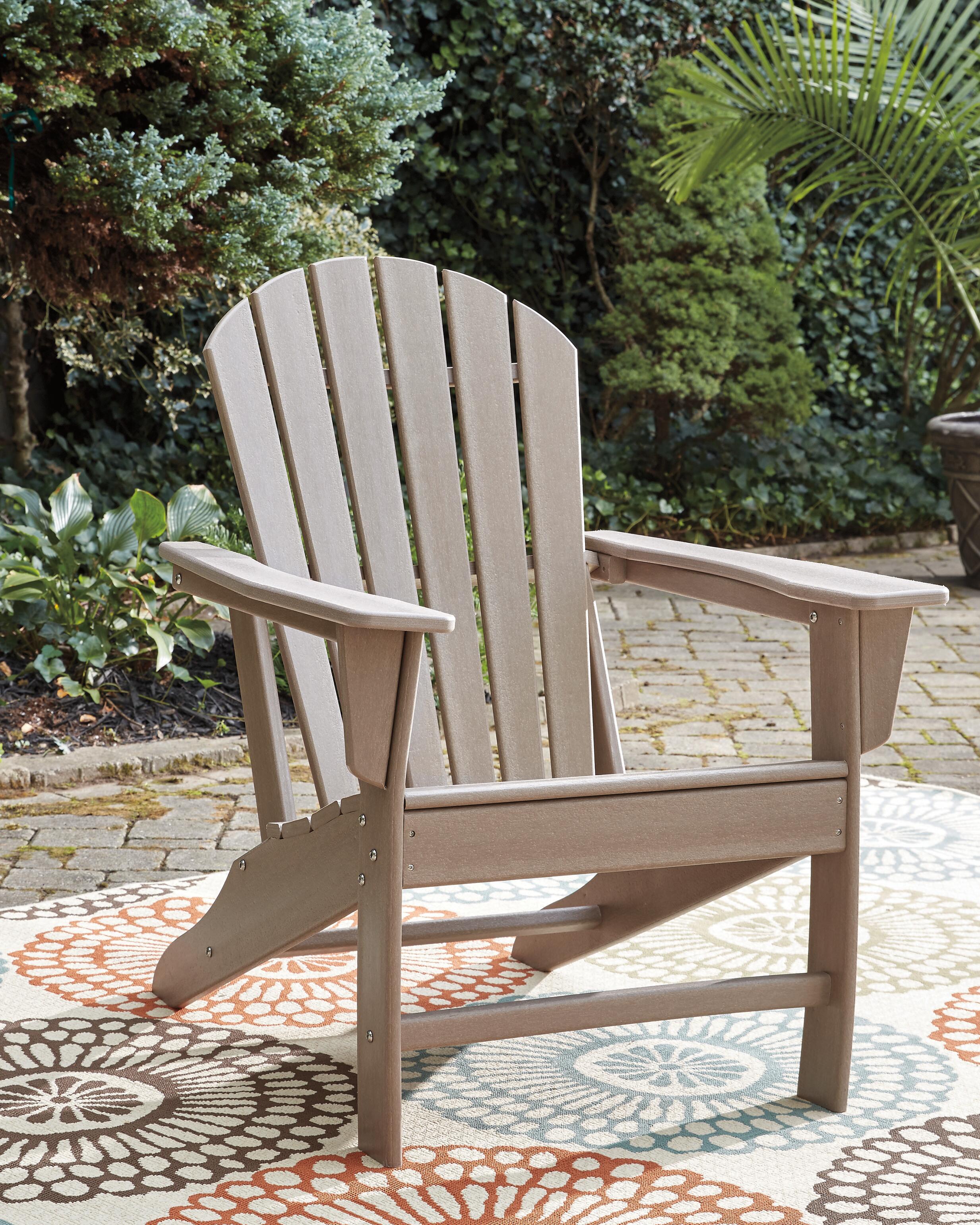 Dar Furniture - Ashley Furniture - Sundown Treasure Adirondack Chair - Adirondack Chair / Driftwood - P014-898