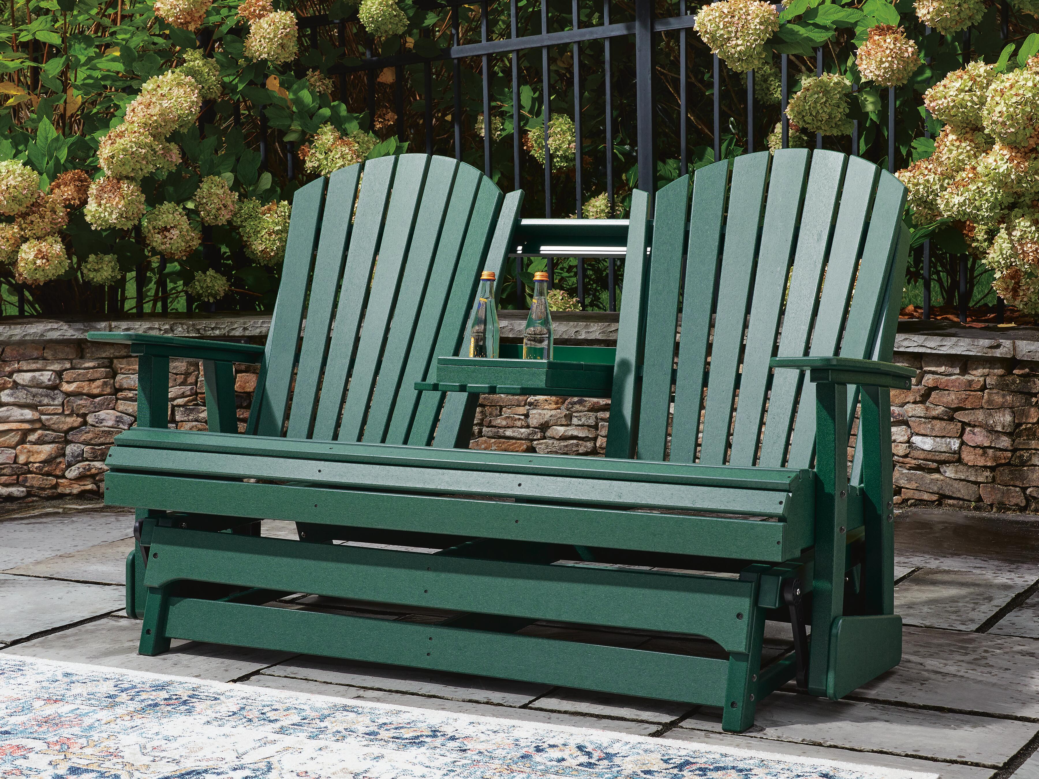 Shell Beach Outdoor Loveseat Glider