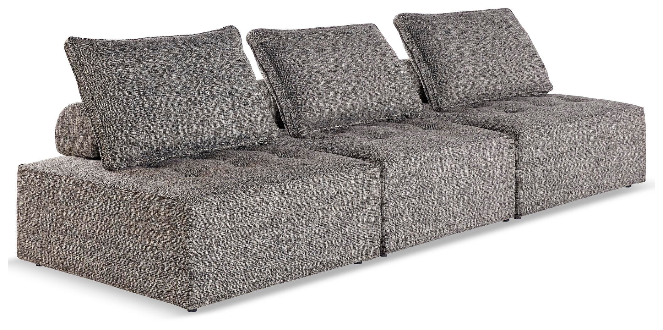 Dar Furniture - Ashley Furniture - Bree Zee 3-Piece Outdoor Modular Seating - 3-Piece Outdoor Modular Seating / Brown - P160P9