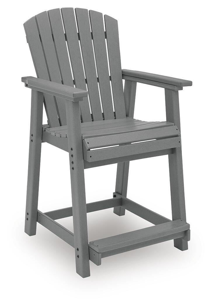 Sanctuary Beach Outdoor Counter Height Bar Stool (Set of 2)