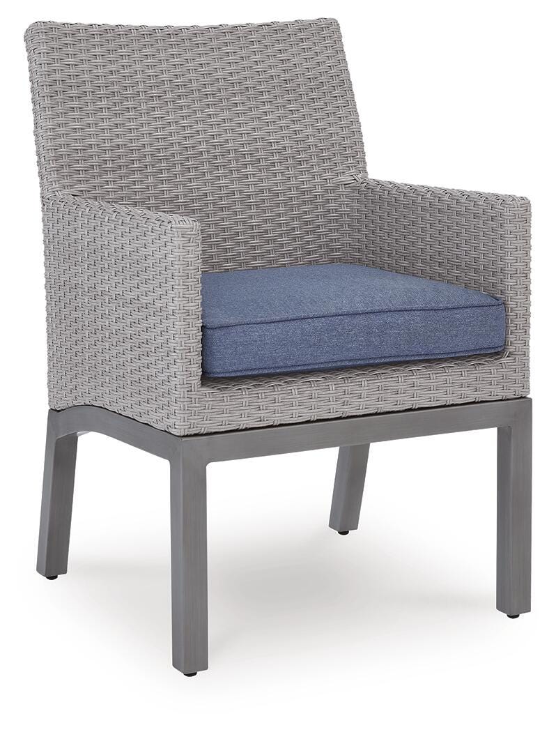 Half Moon Beach Outdoor Arm Chair with Cushion (Set of 2)
