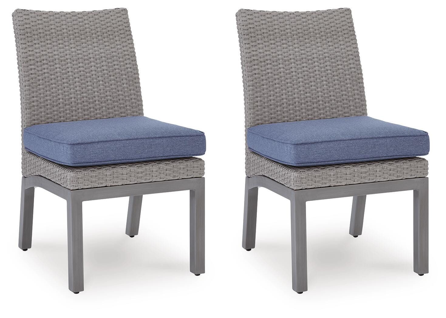 Half Moon Beach Outdoor Side Chair with Cushion (Set of 2)