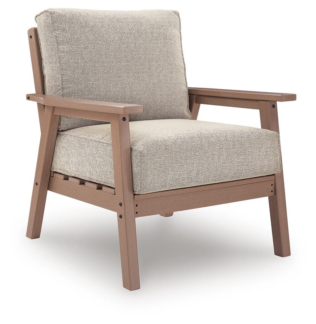 Grover Beach Outdoor Lounge Chair with Cushion (Set of 2)