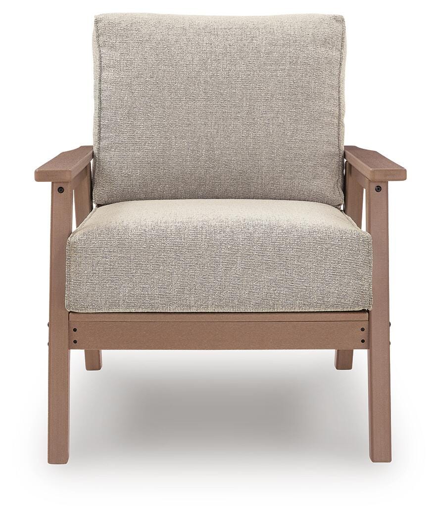 Grover Beach Outdoor Lounge Chair with Cushion (Set of 2)