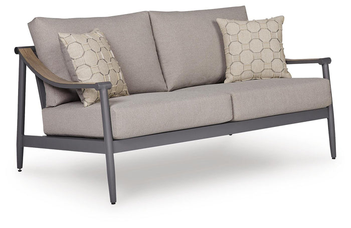 Ocean Beach Outdoor Loveseat with Cushion
