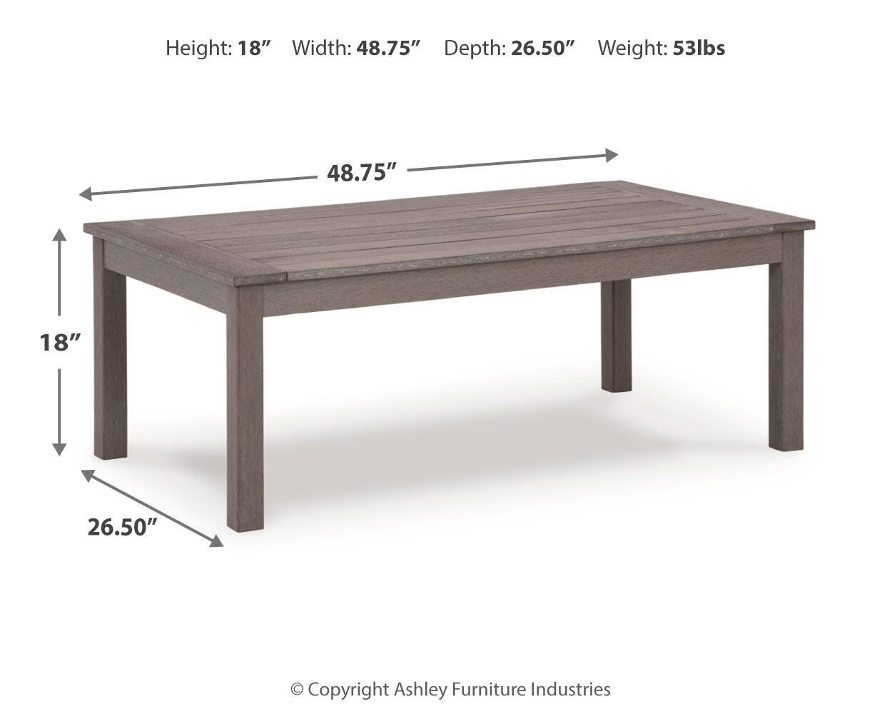Hillside Barn Outdoor Coffee Table