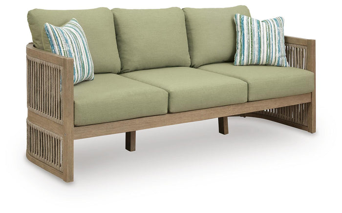 Serena Shores Outdoor Sofa with Cushion
