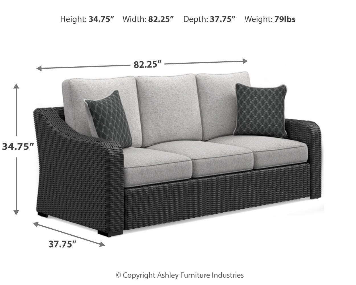 Beachcroft Outdoor Sofa with Cushion