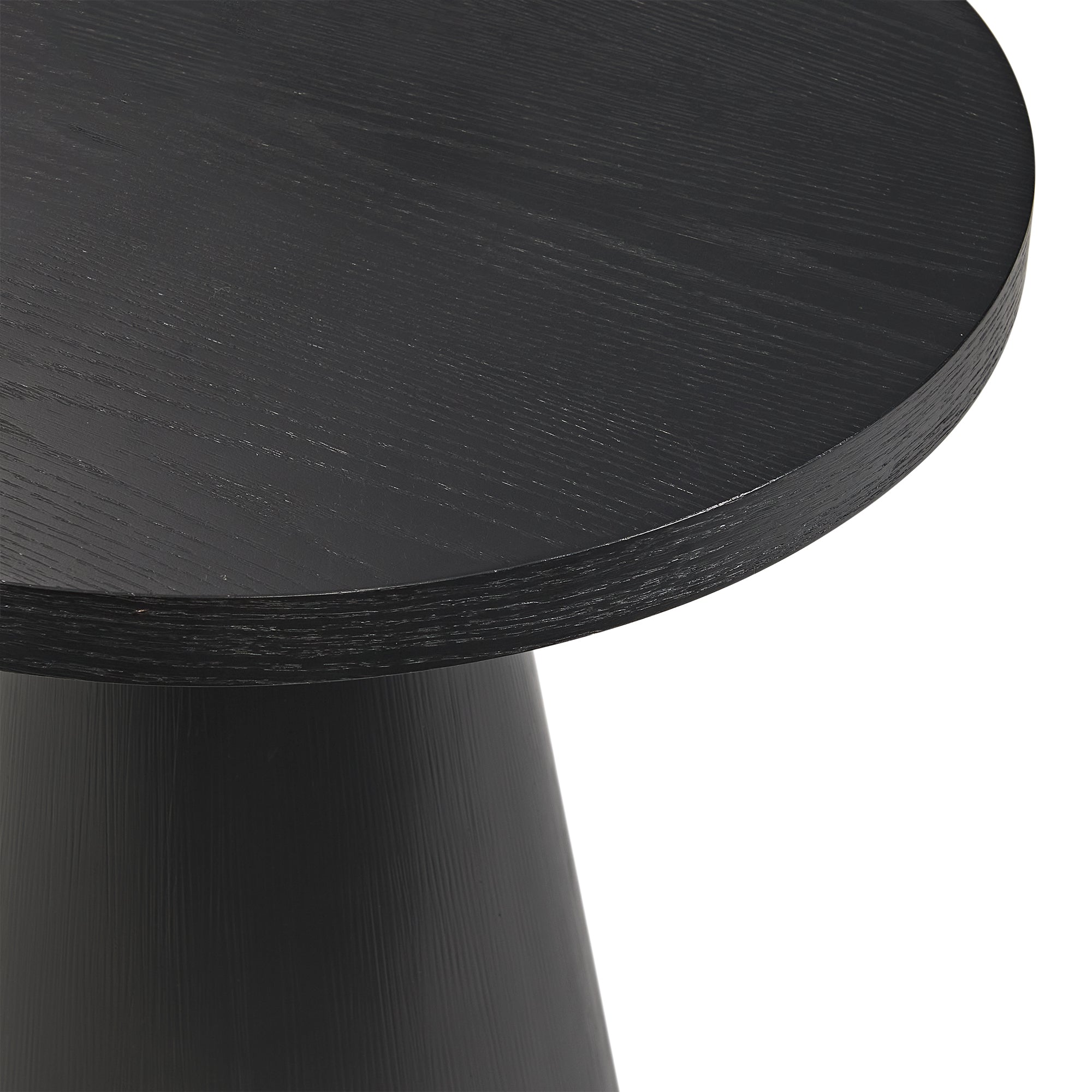Portland Round Coffee Table in Black