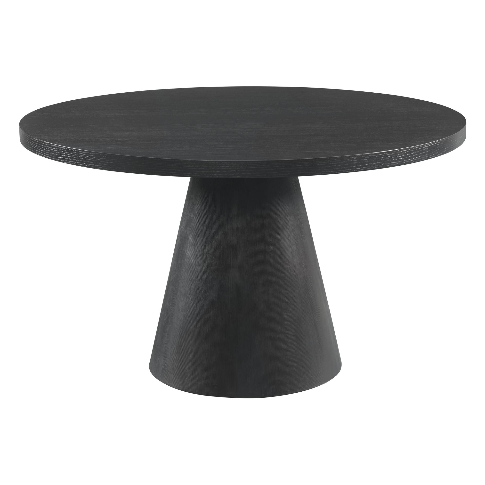 Portland Round Dining Table in Black