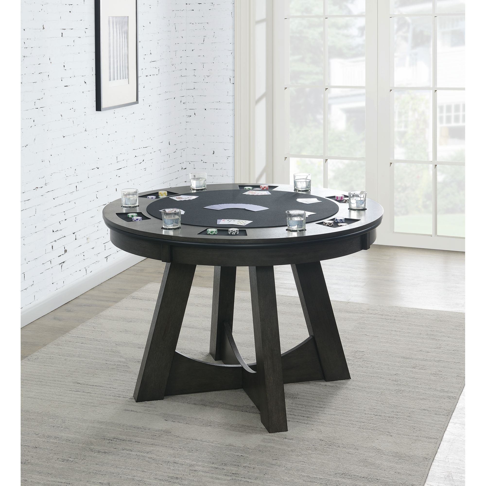 Prince Round Game Table – SKU GTPR100GT | Elements