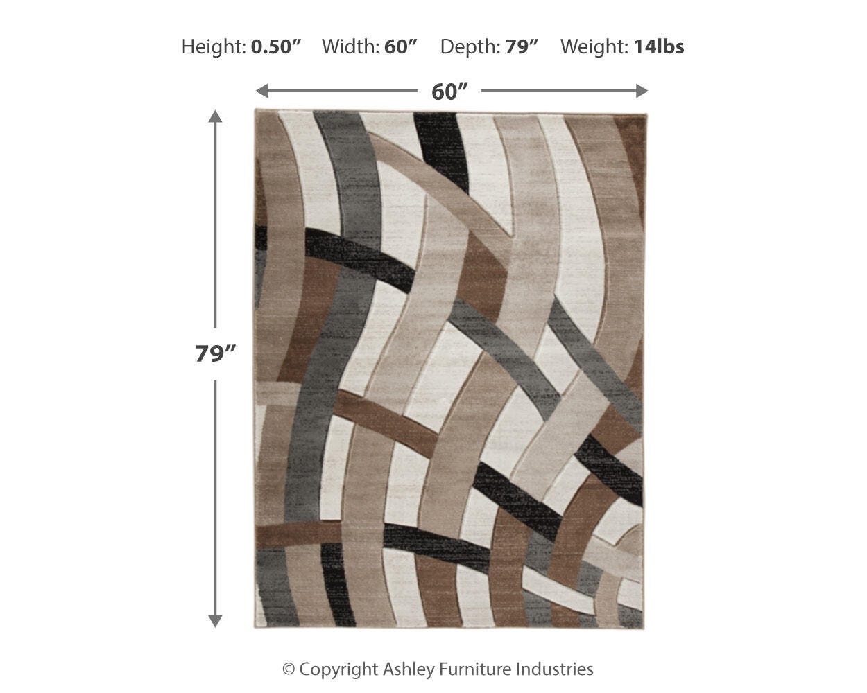 Jacinth 5' x 6'7" Rug