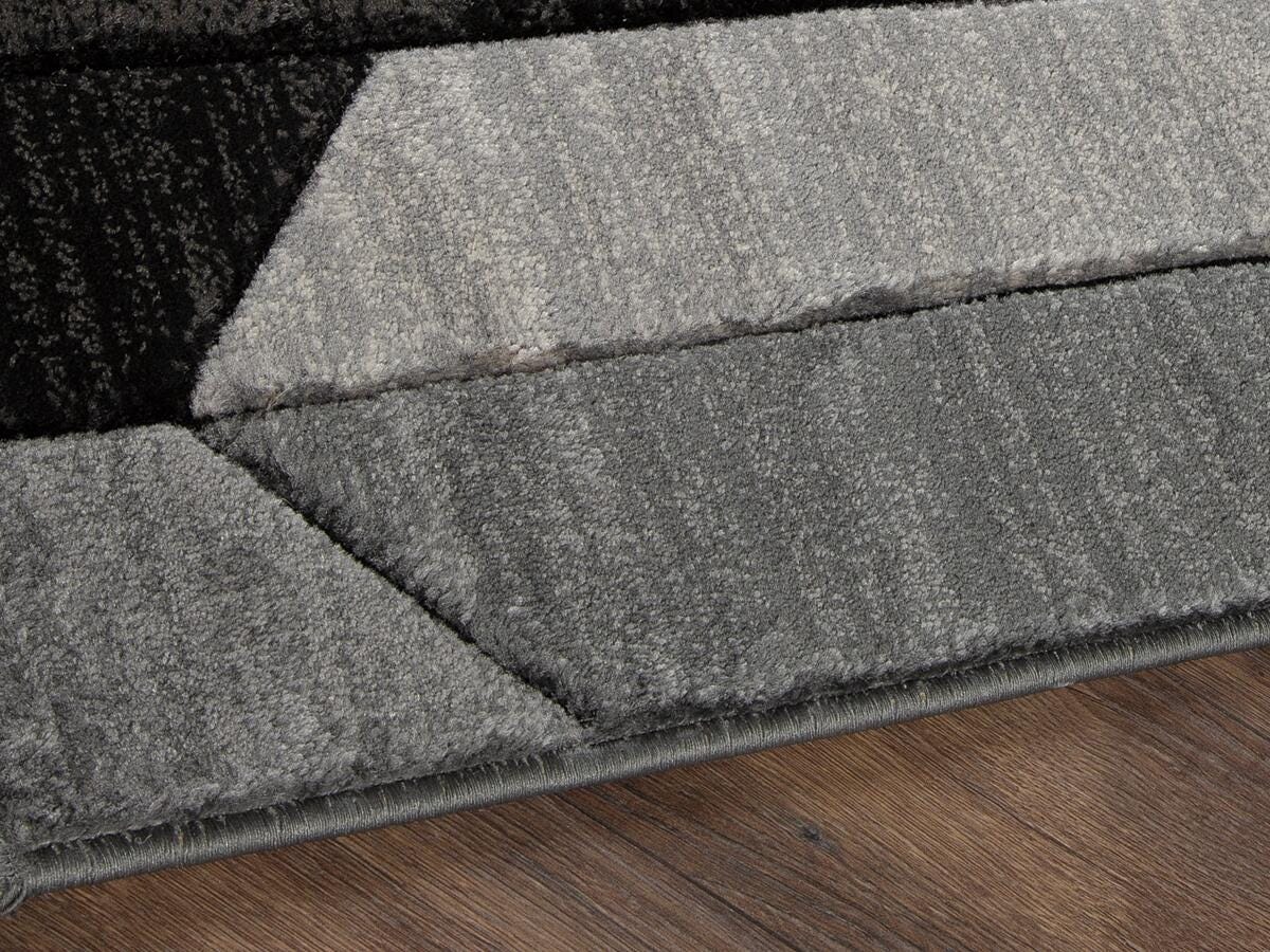 Dar Furniture - Ashley Furniture - Chayse 5' x 6'7" Rug - 5' x 6'7" Rug / Black/Gray - R403462