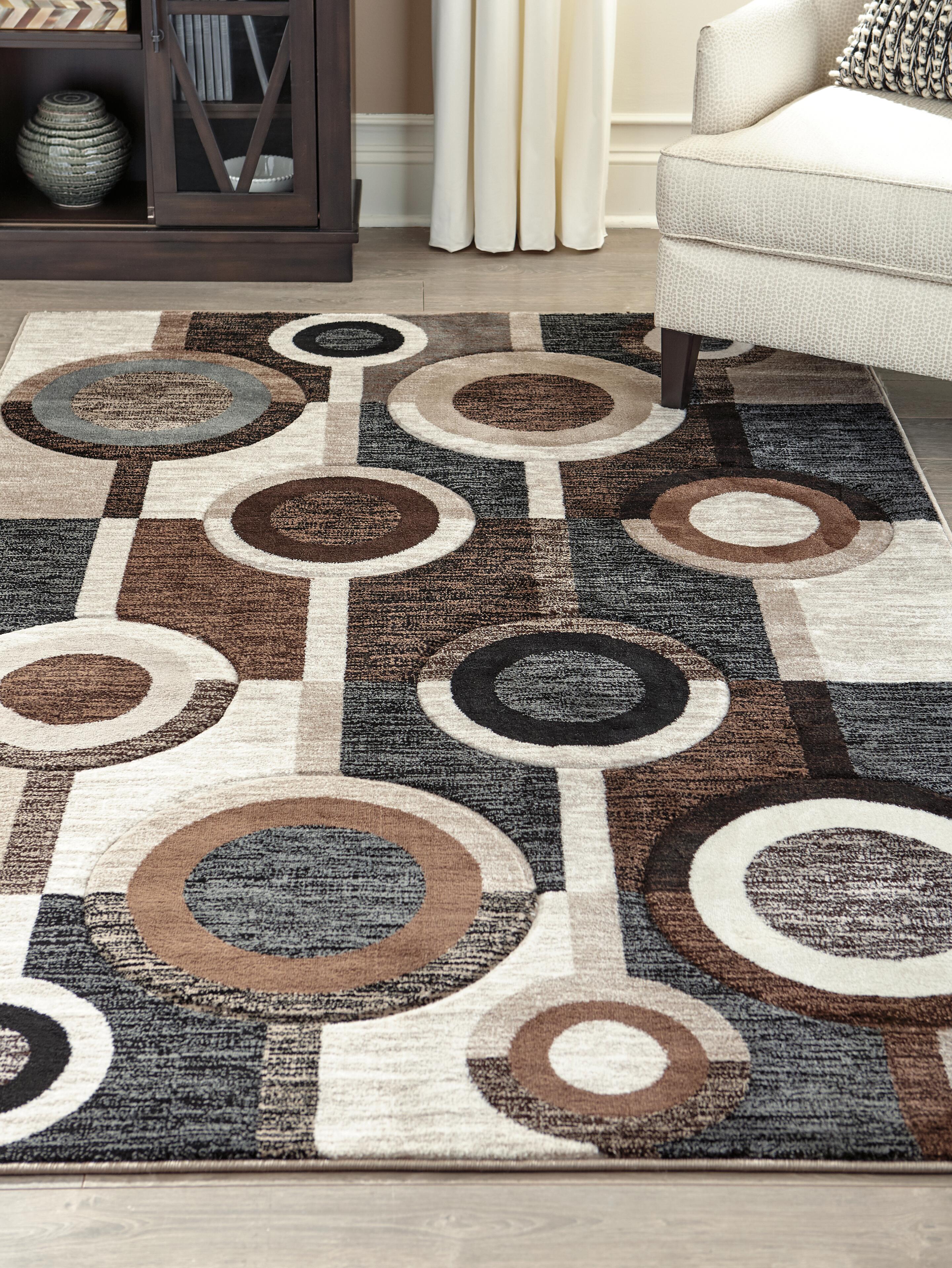 Dar Furniture - Ashley Furniture - Guintte 8'2" x 9'6" Rug - 8'2" x 9'6" Rug / Multi - R403971