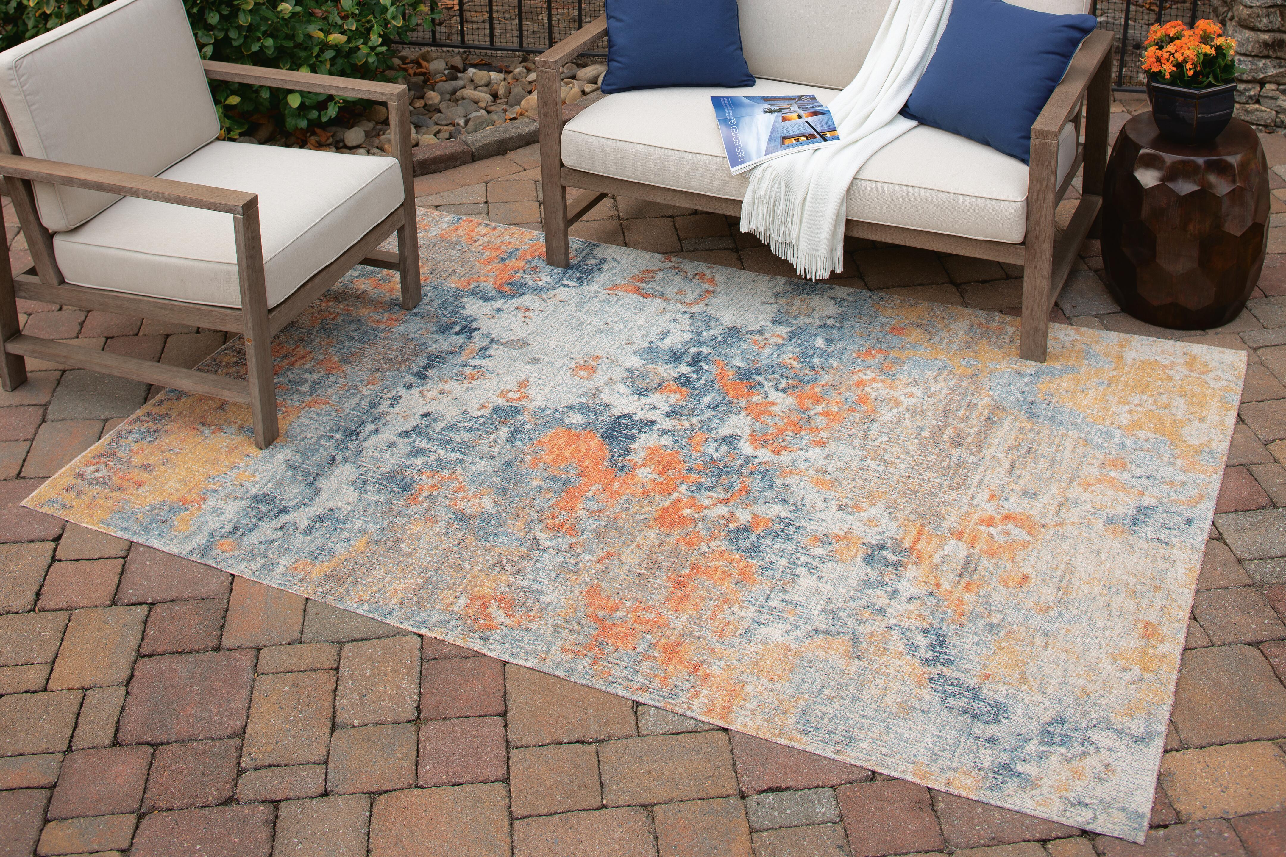 Dar Furniture - Ashley Furniture - Wraylen 5'3" x 7' Rug - 5'3" x 7' Rug / Multi - R405052