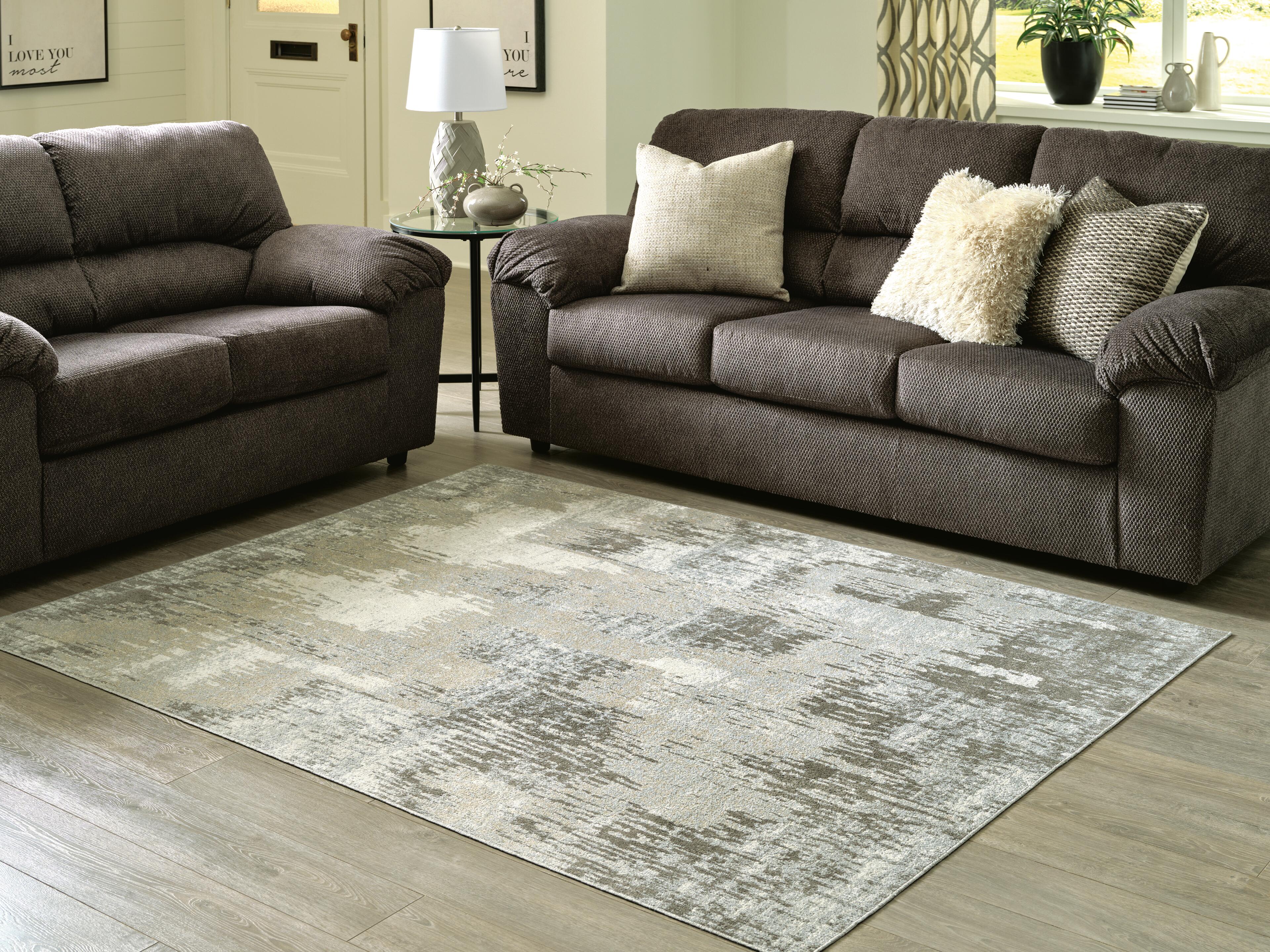 Dar Furniture - Ashley Furniture - Arriston 5'3" x 7' Washable Rug - 5'3" x 7' Washable Rug / Multi - R405562