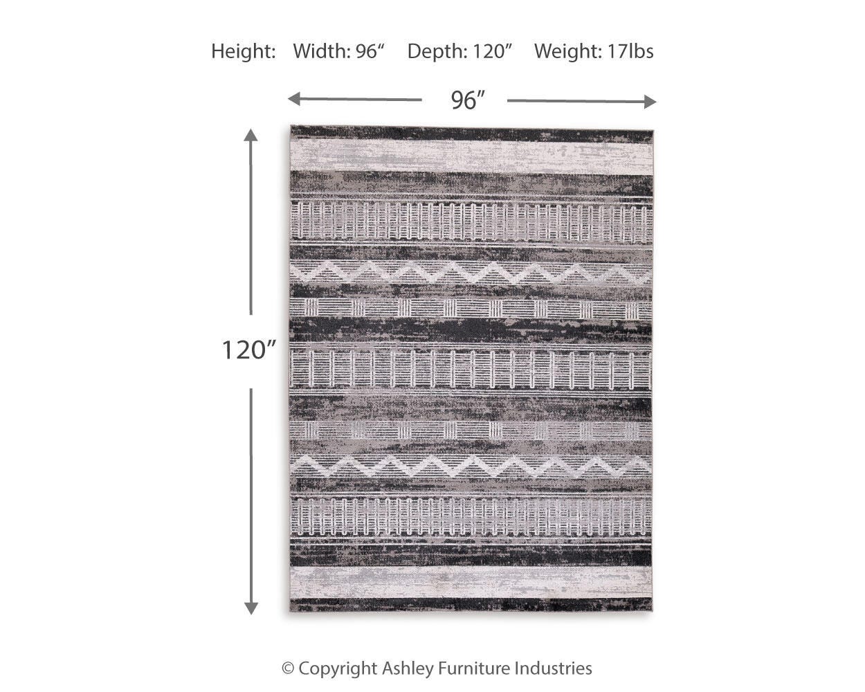 Henchester 8' x 10' Washable Rug