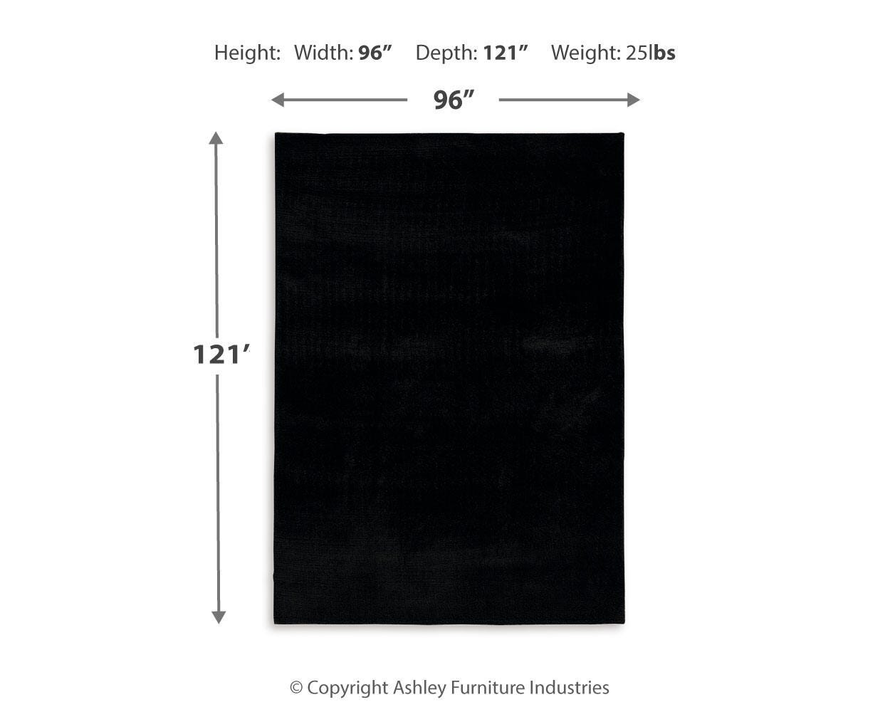 Anaben 8' x 10'1" Washable Rug