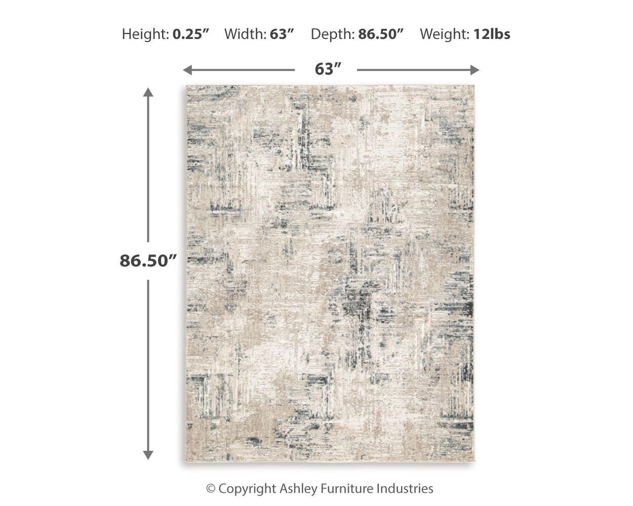 Gentor 5' x 7' Rug