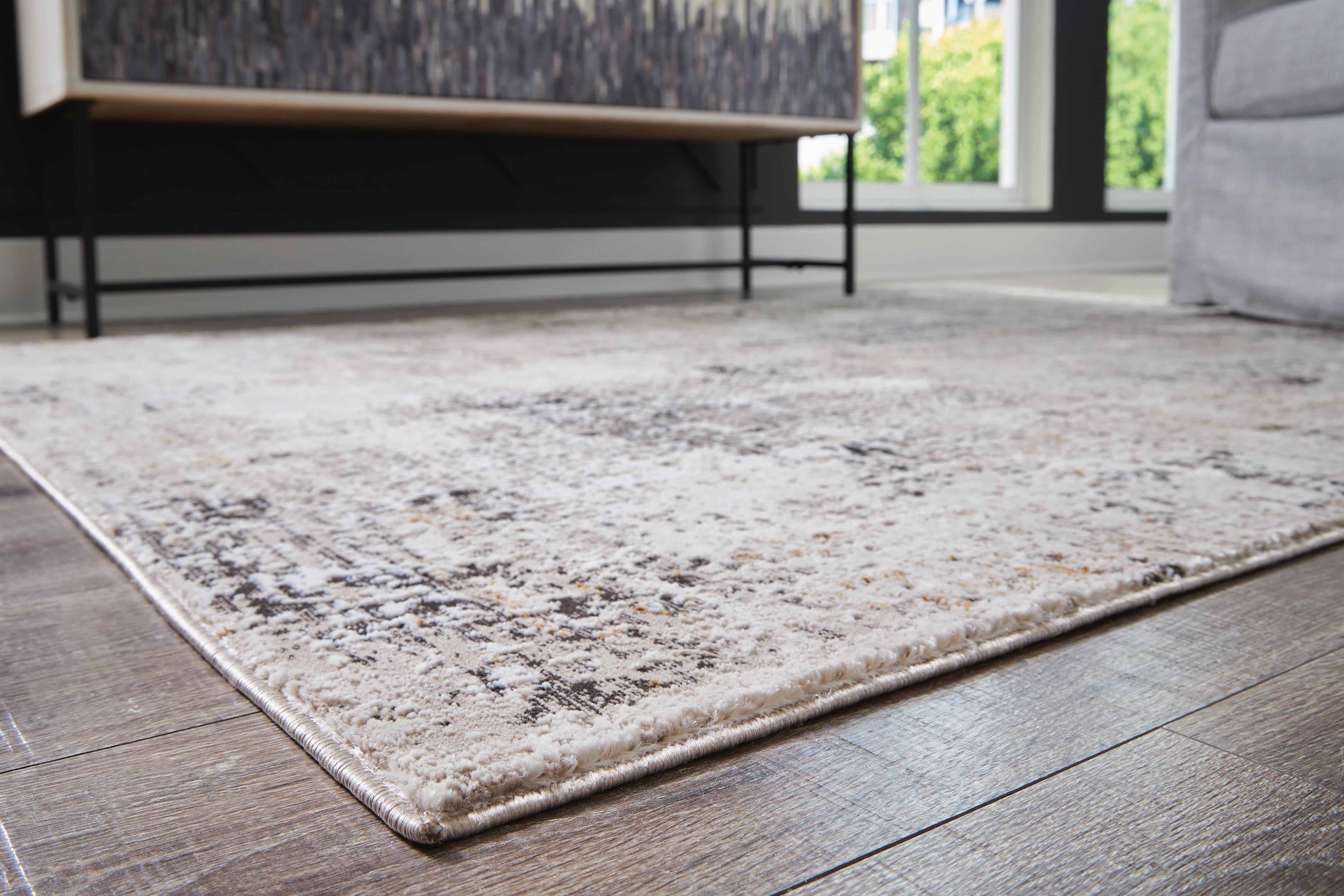 Dar Furniture - Ashley Furniture - Elaning 8' x 10' Rug - 8' x 10' Rug / Black/Gray/Cream - R406701