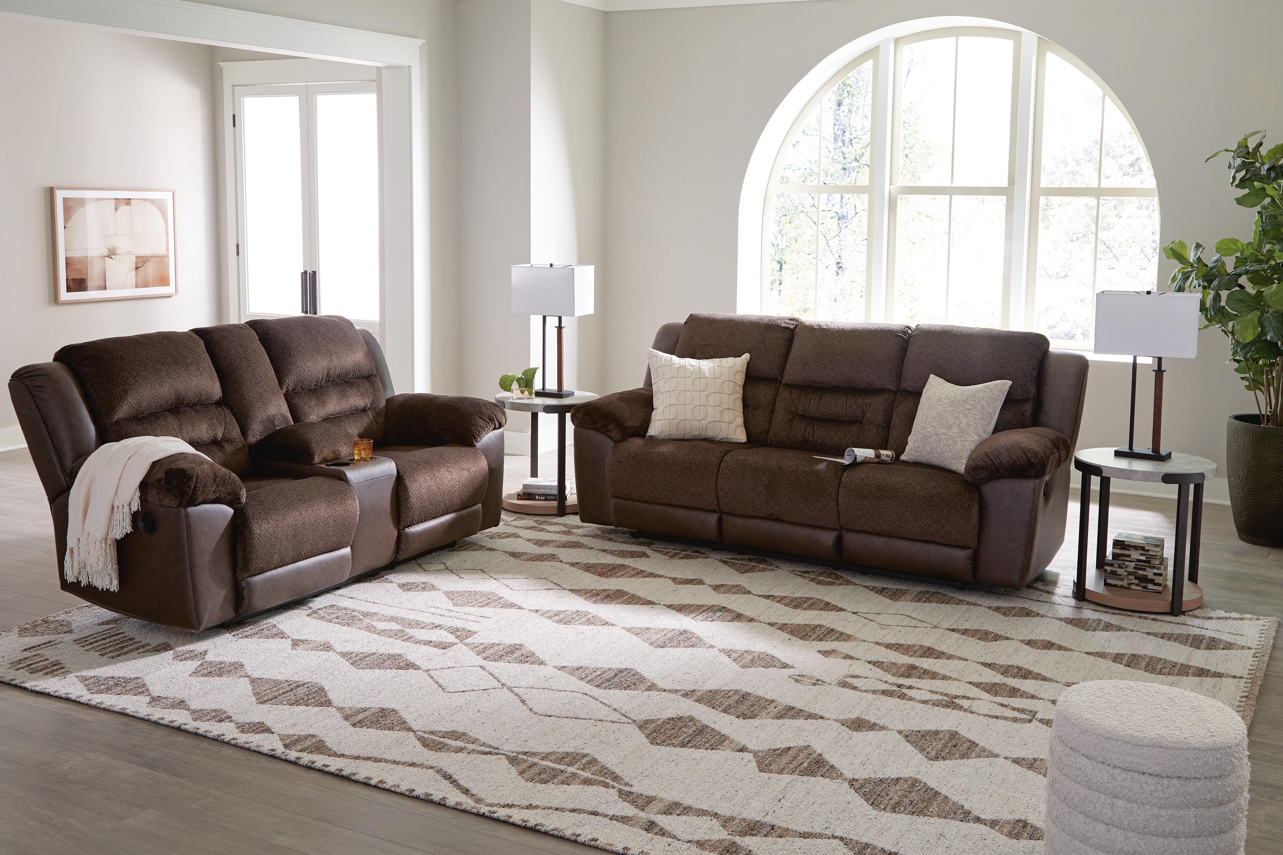 Dar Furniture - Ashley Furniture - Brettler 10' x 14' Rug - 10' x 14' Rug / Beige/Brown - R406790