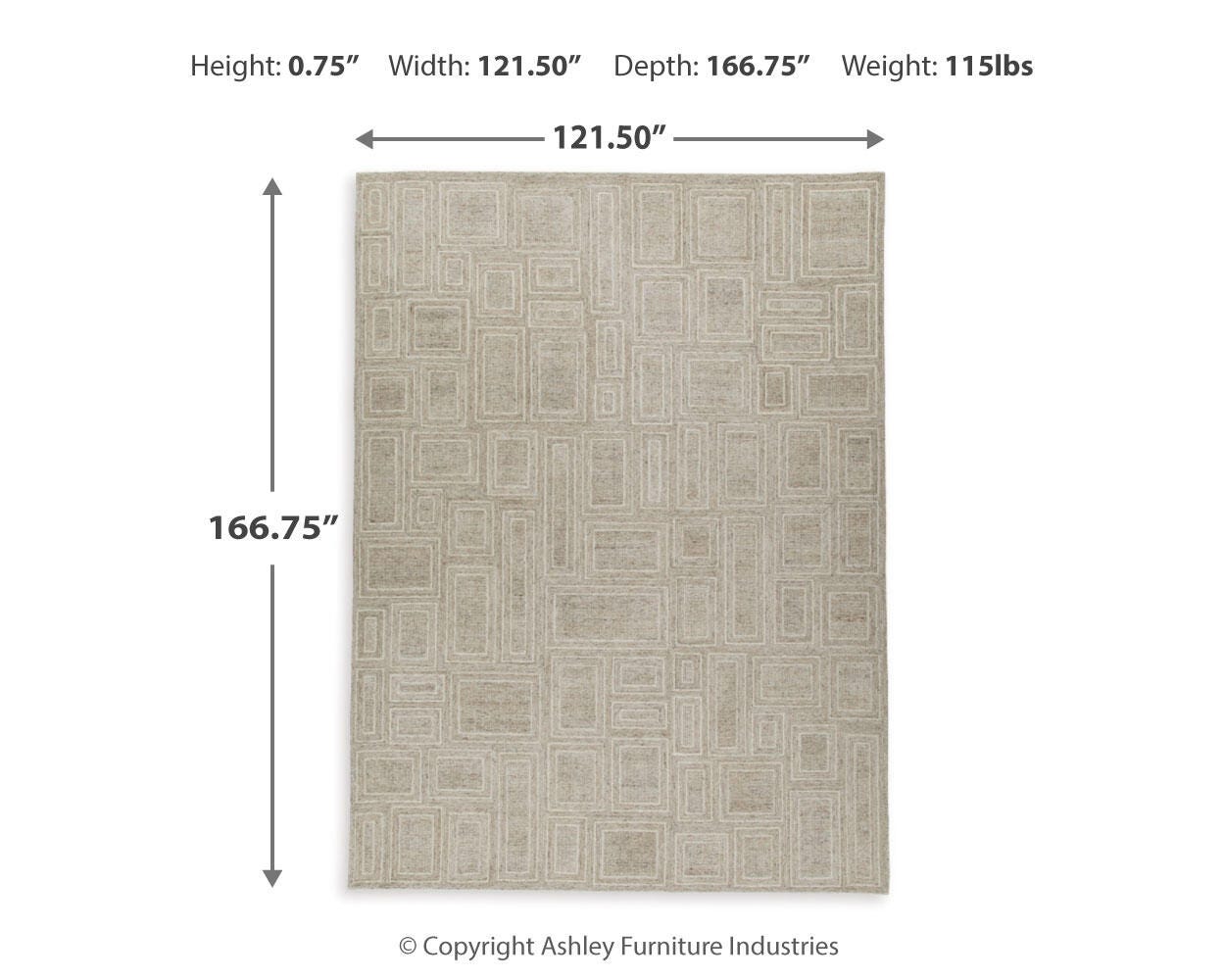 Brickburgh 10' x 14' Rug