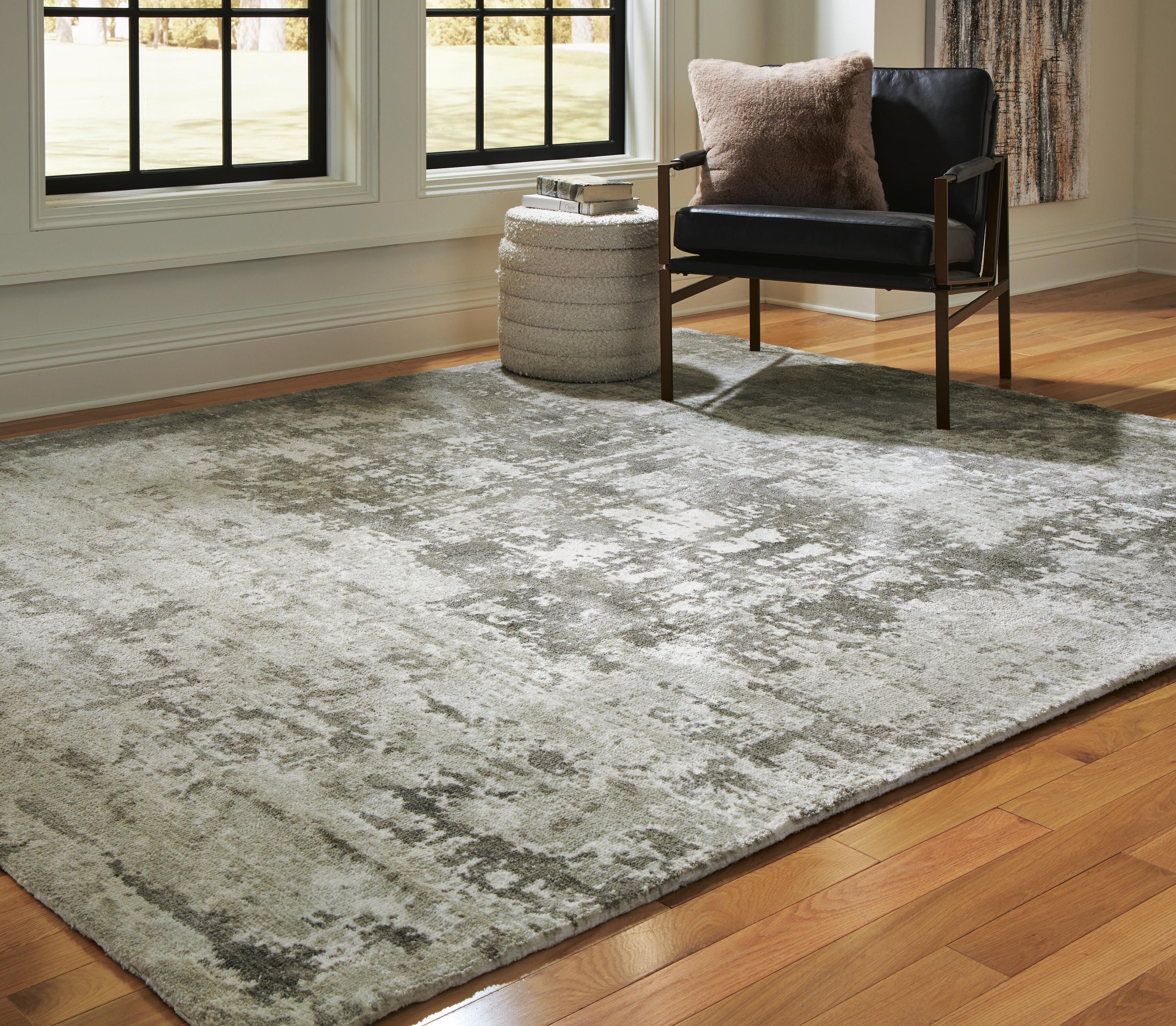 Dar Furniture - Ashley Furniture - Valmontic 8' x 10' Rug - 8' x 10' Rug / Gray - R406921