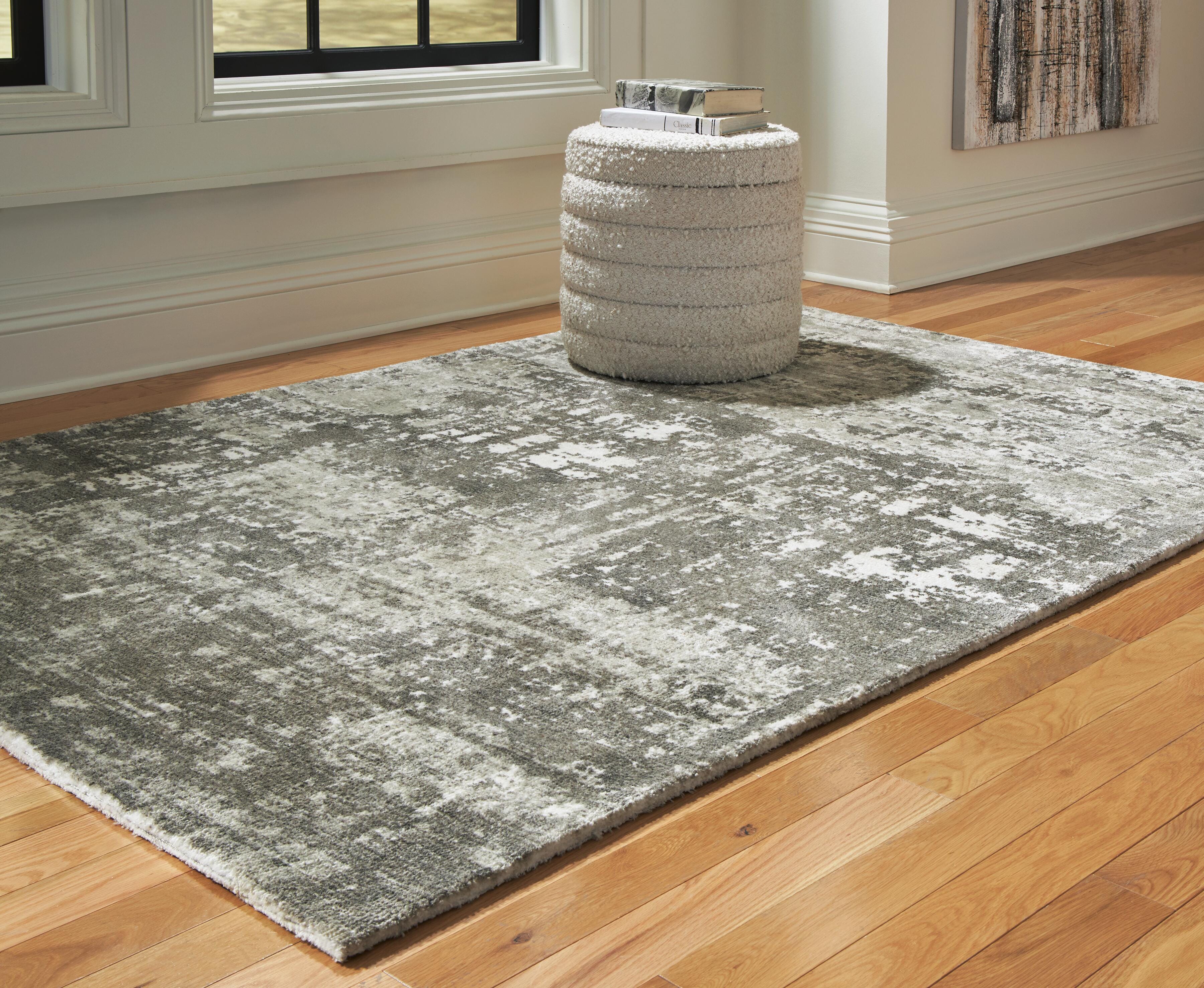 Dar Furniture - Ashley Furniture - Valmontic 5' x 7' Rug - 5' x 7' Rug / Gray - R406922