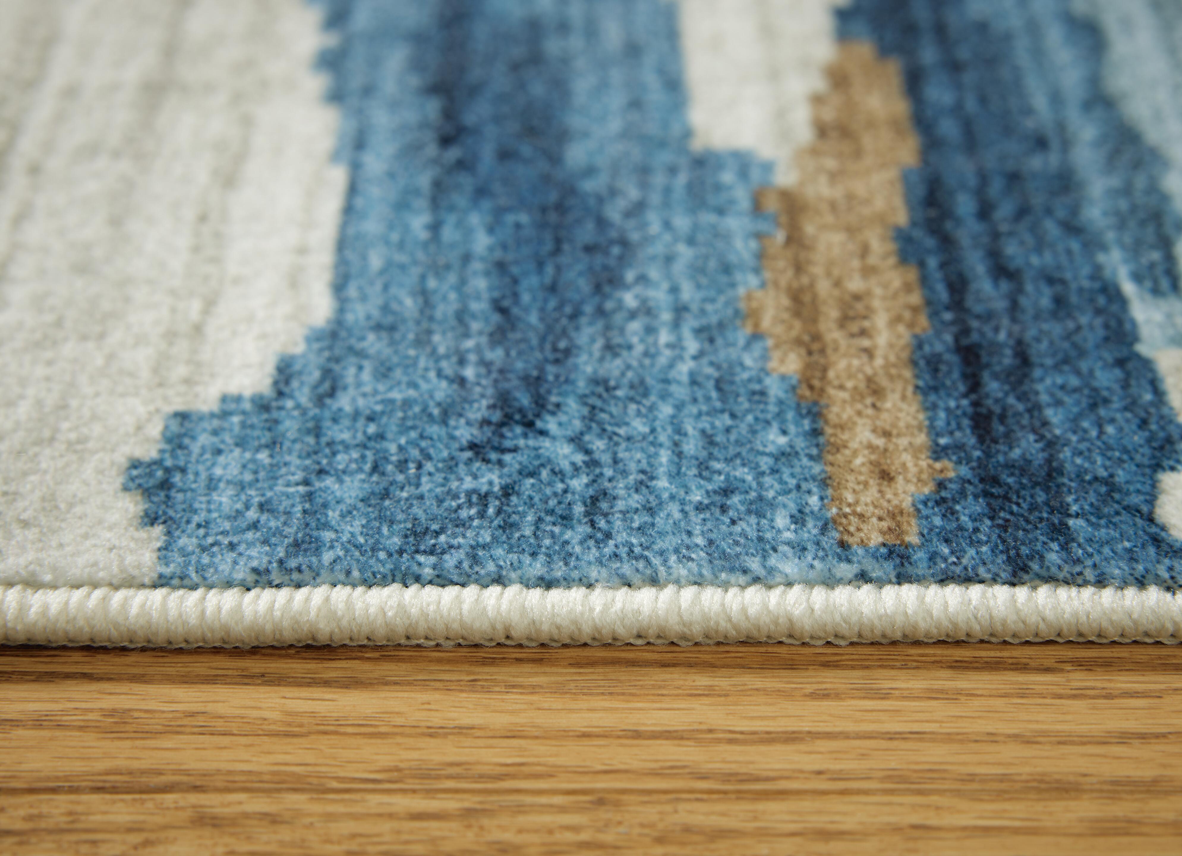 Vinlett 5' x 7' Washable Rug