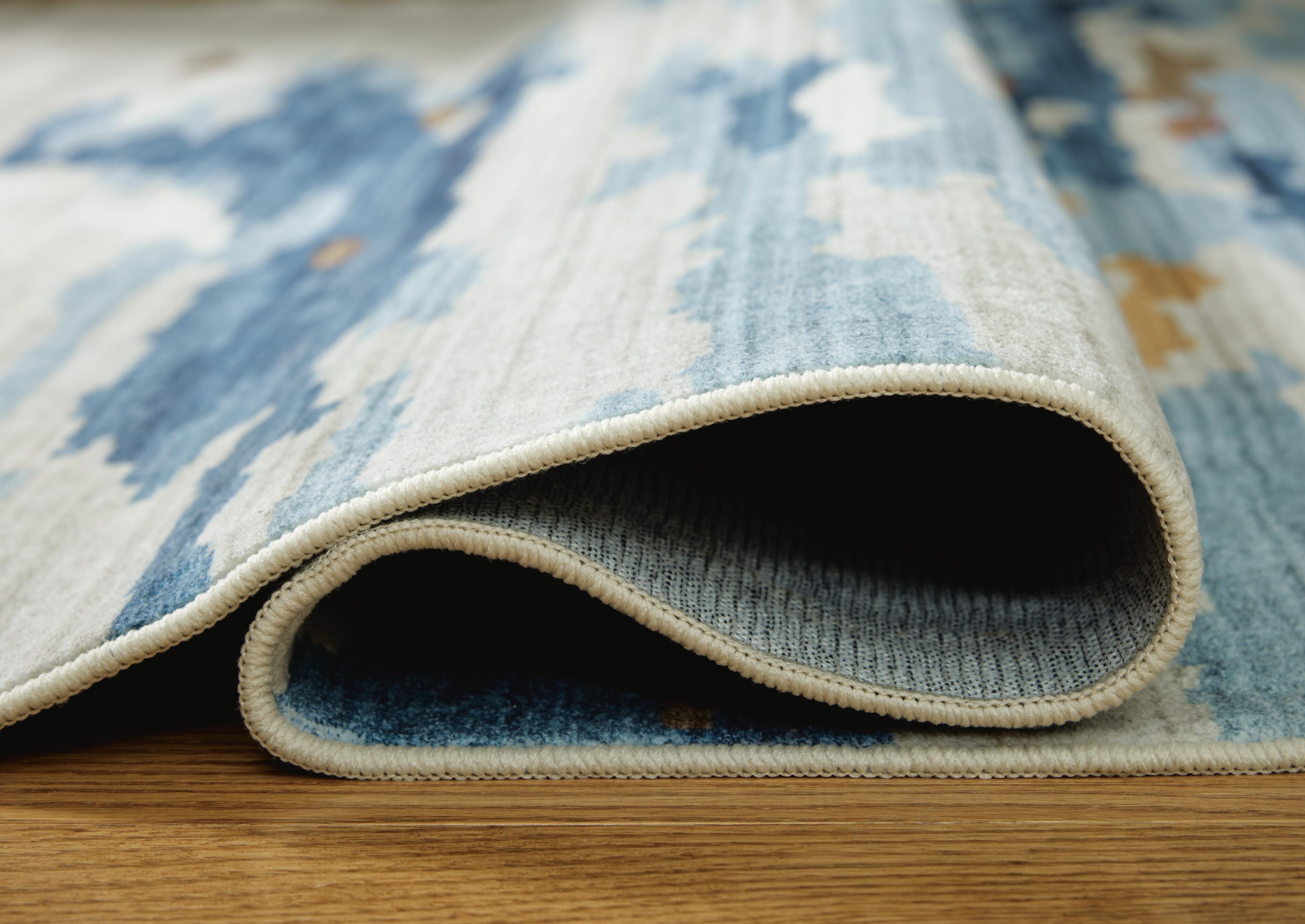 Vinlett 5' x 7' Washable Rug