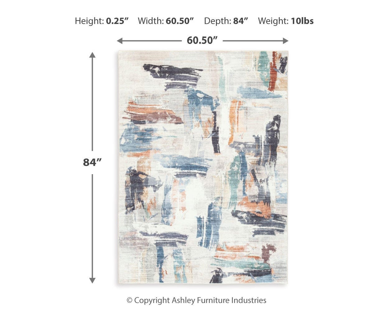 Hessland 5' x 7' Washable Rug