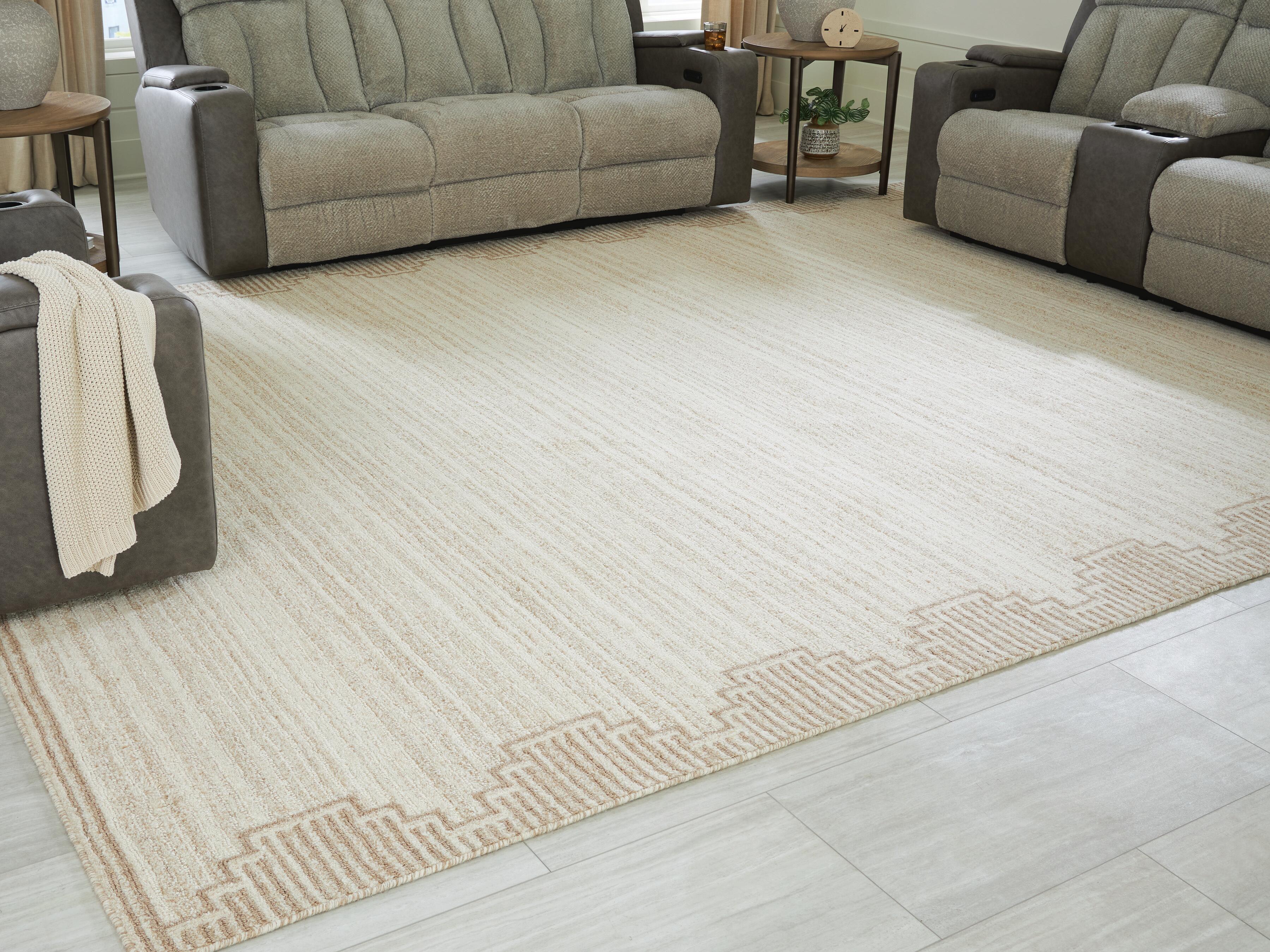 Dar Furniture - Ashley Furniture - Emorymore Extra Large Rug - Extra Large Rug / Brown/Beige - R407300