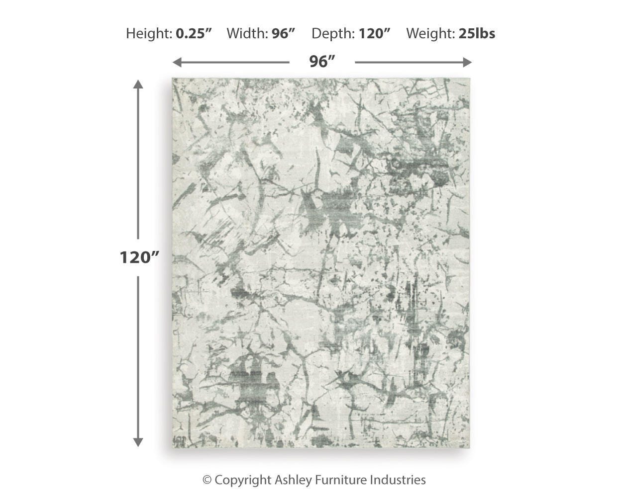 Tobinbury Washable 8' x 10' Area Rug