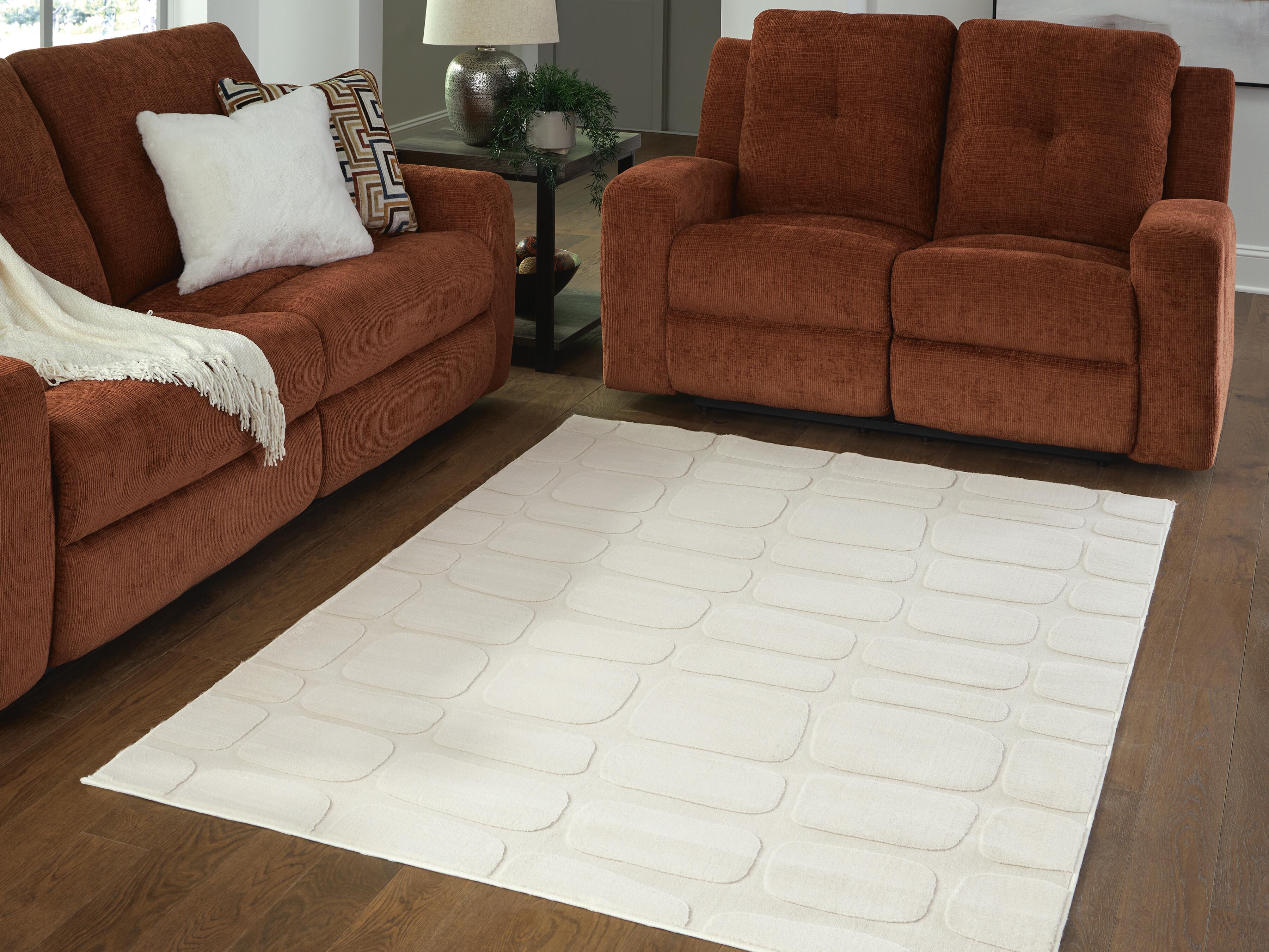 Dar Furniture - Ashley Furniture - Malvinsboro Washable 5' x 7' Area Rug - Washable 5' x 7' Area Rug / Sandstone - R407442