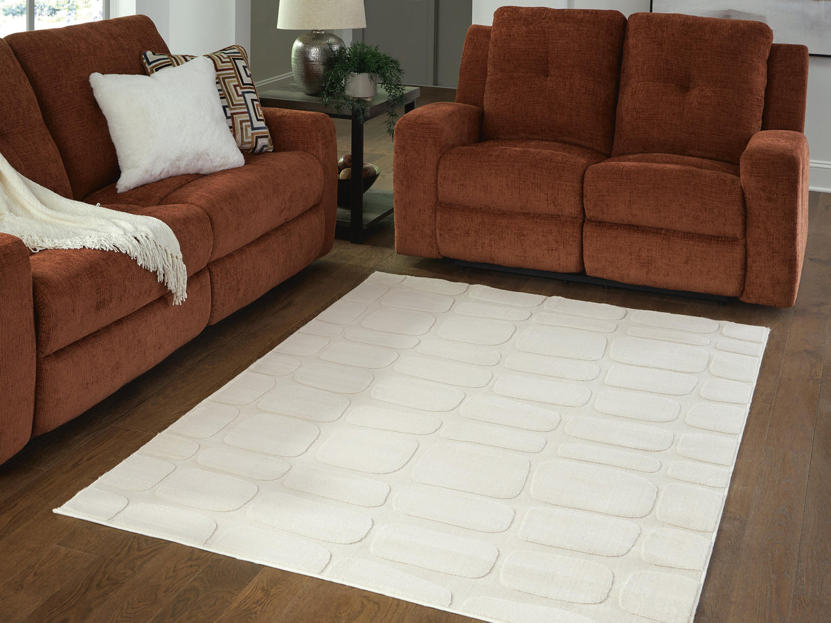 Dar Furniture - Ashley Furniture - Malvinsboro Washable 5' x 7' Area Rug - Washable 5' x 7' Area Rug / Sandstone - R407442