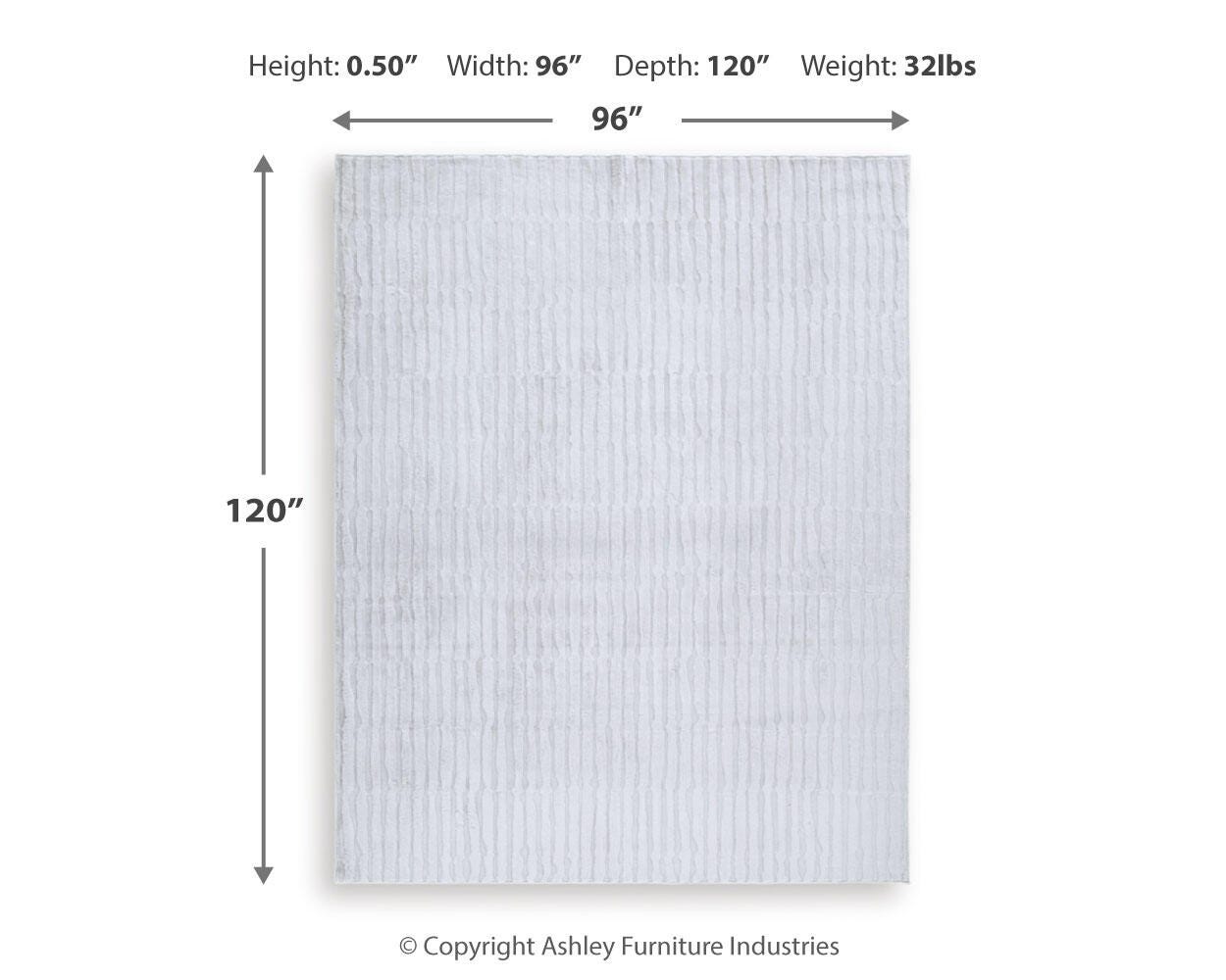 Worthley Washable 8' x 10' Area Rug