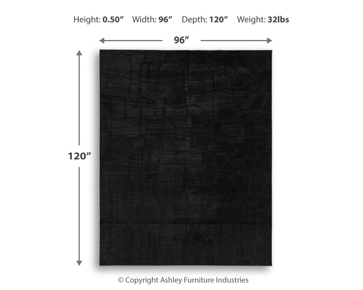 Gibbswell Washable 8' x 10' Area Rug